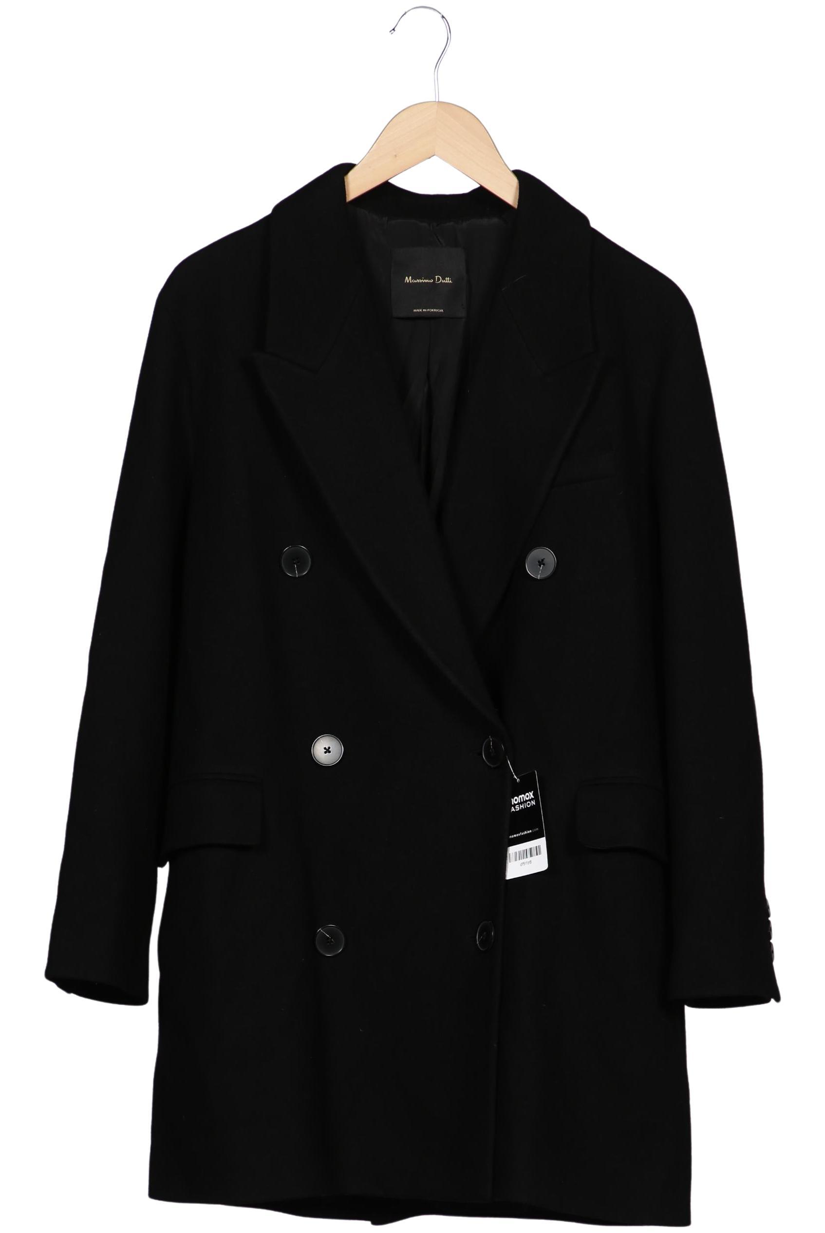 

Massimo Dutti Damen Mantel, schwarz, Gr. 36