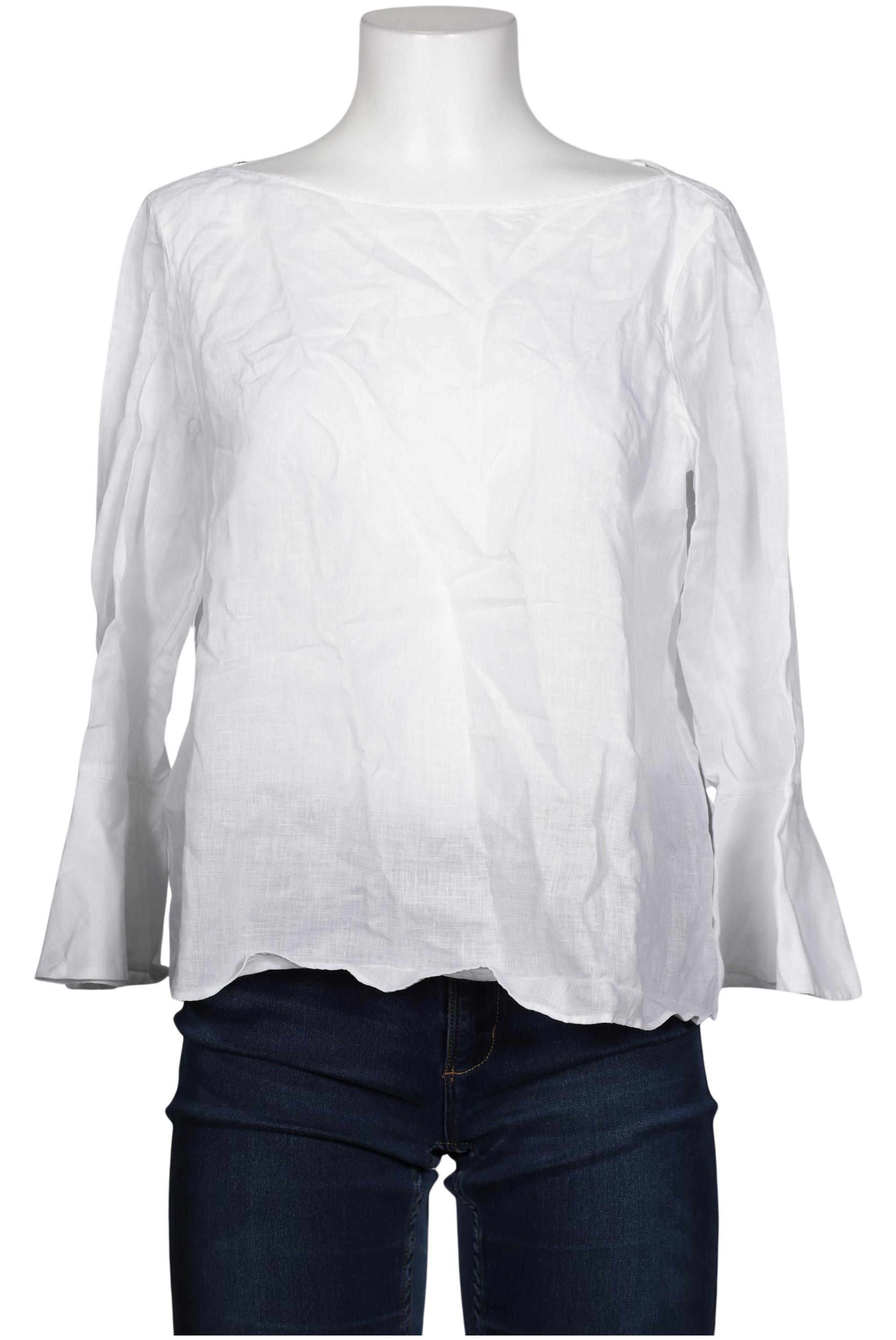 

Massimo Dutti Damen Bluse, weiß, Gr. 42