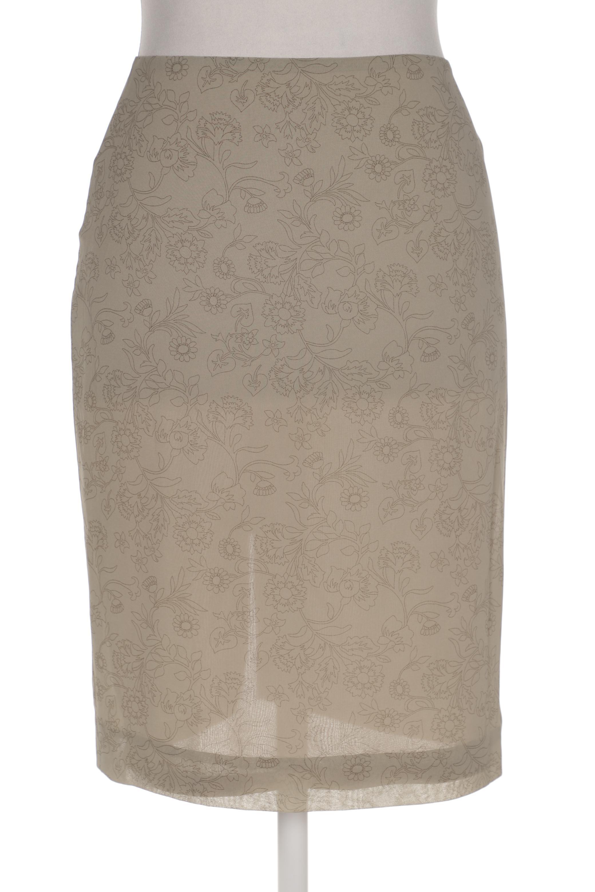 

Massimo Dutti Damen Rock, beige, Gr. 38