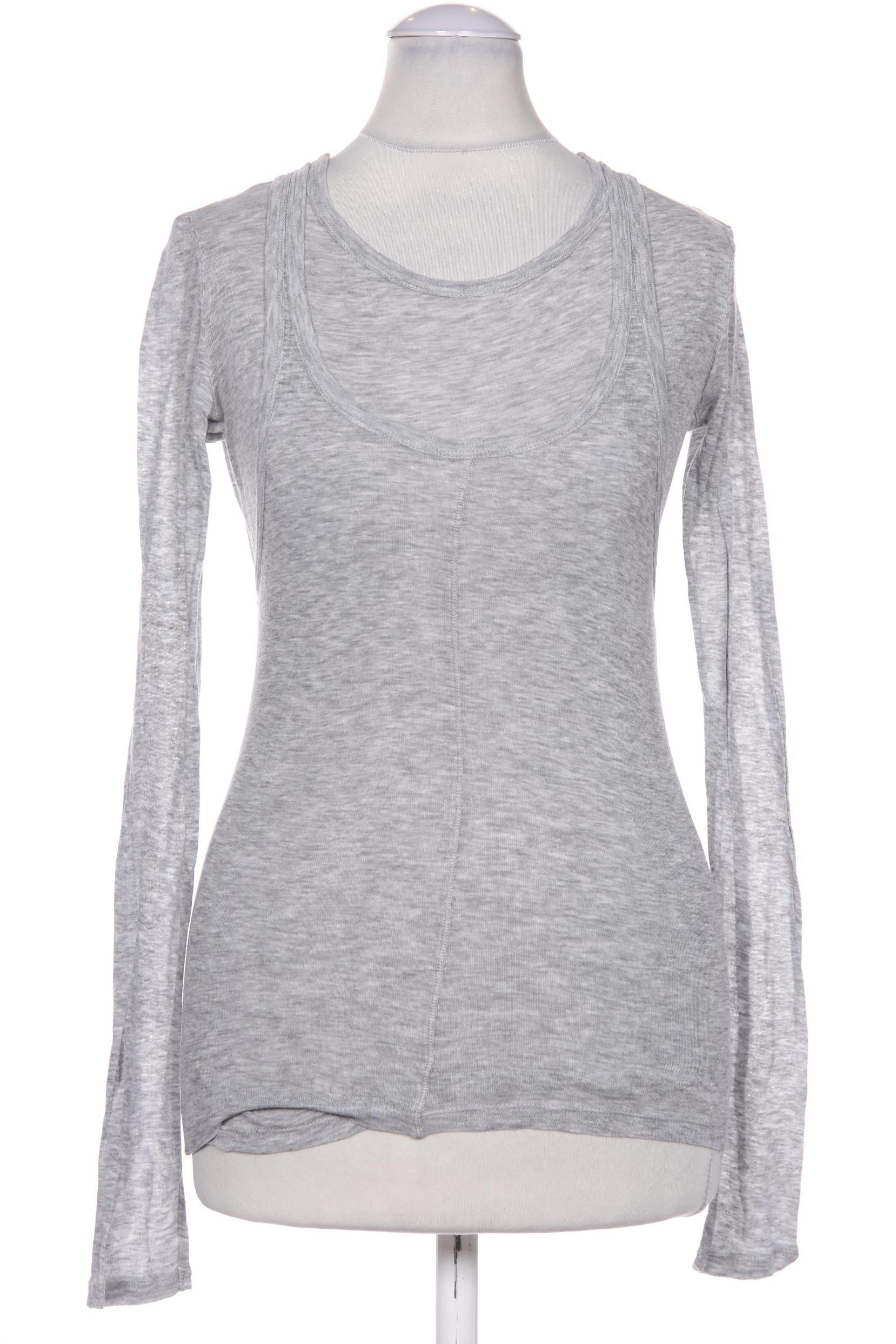

Massimo Dutti Damen Langarmshirt, grau, Gr. 34