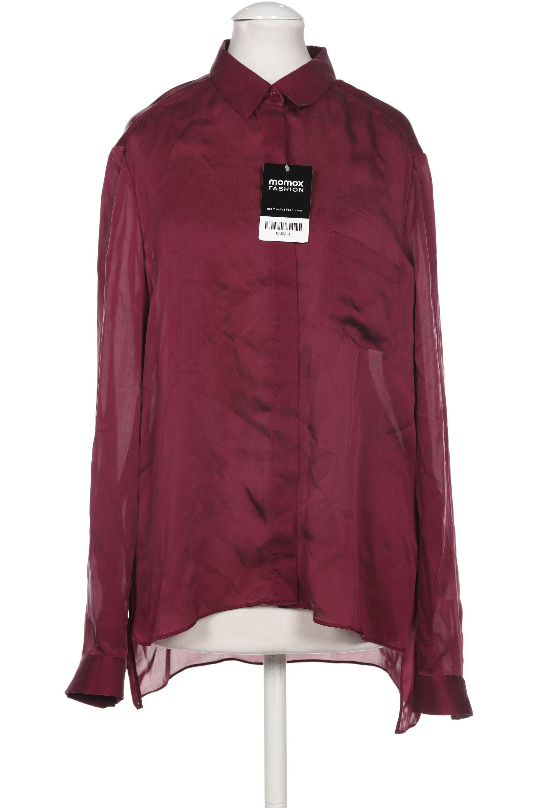 

Massimo Dutti Damen Bluse, bordeaux, Gr. 38