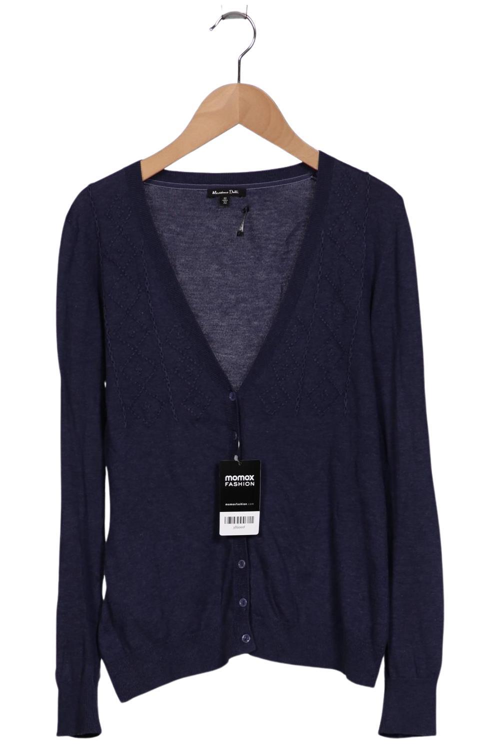 

Massimo Dutti Damen Strickjacke, blau, Gr. 38