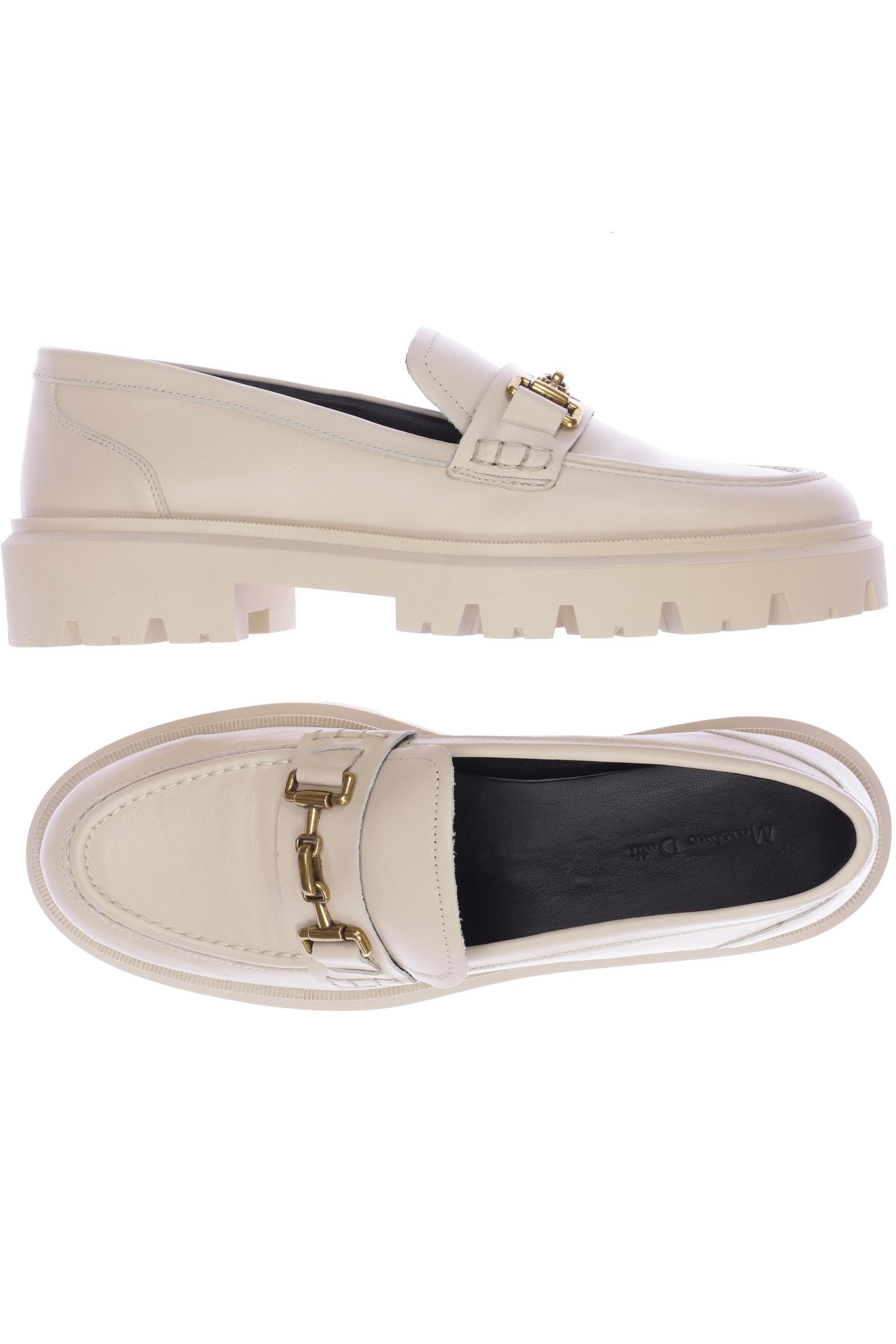 

Massimo Dutti Damen Halbschuh, cremeweiß, Gr. 42