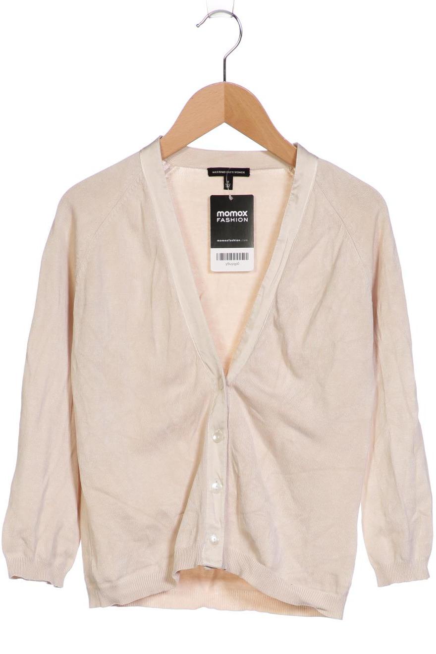 

Massimo Dutti Damen Strickjacke, beige, Gr. 32