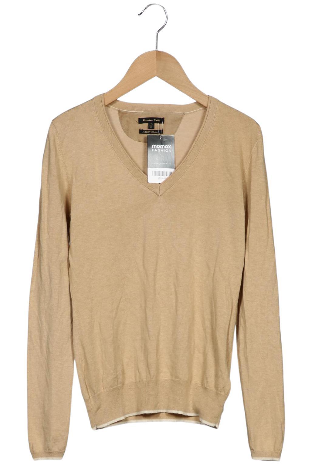 

Massimo Dutti Damen Pullover, beige, Gr. 36