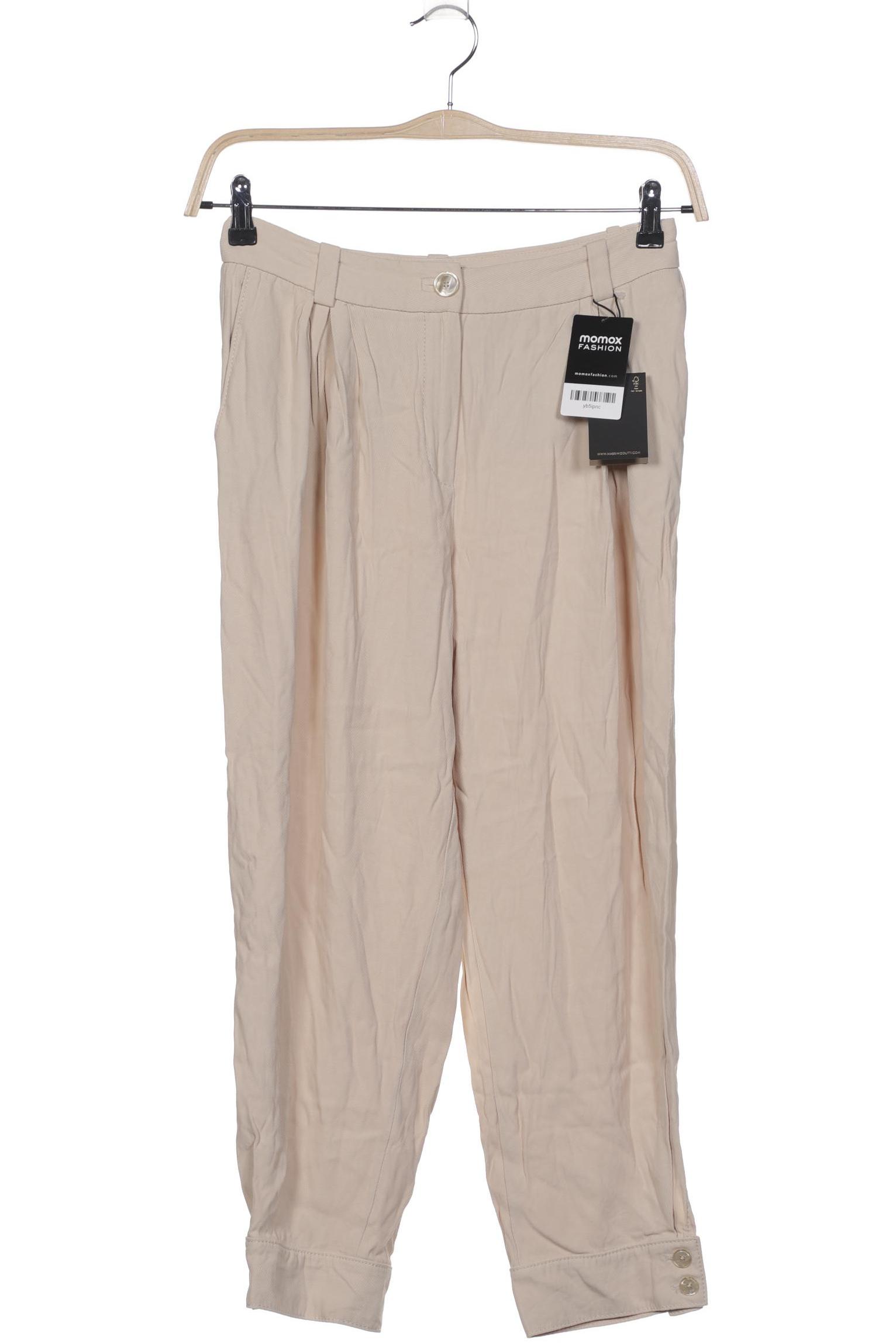 

Massimo Dutti Damen Stoffhose, beige, Gr. 38