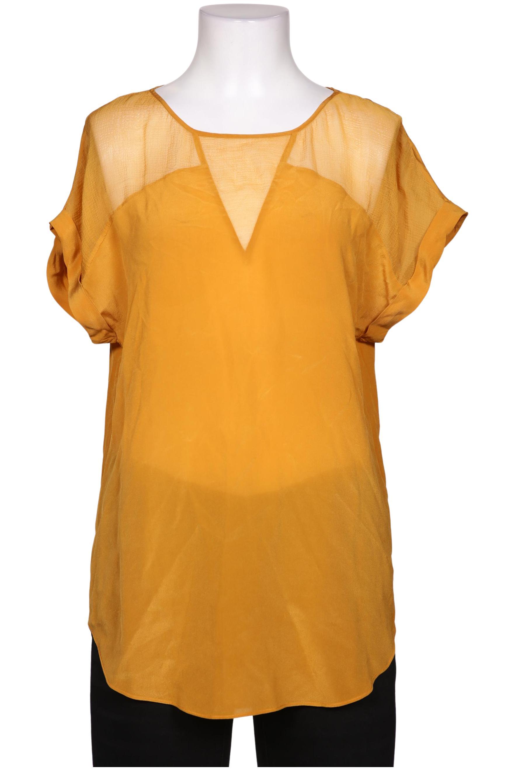 

Massimo Dutti Damen Bluse, gelb, Gr. 38