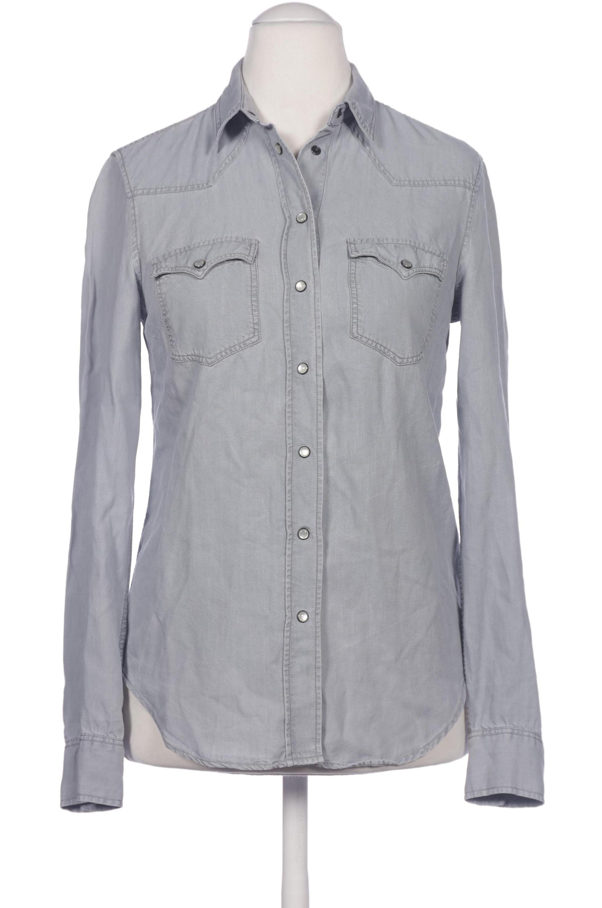 

Massimo Dutti Damen Bluse, grau, Gr. 36