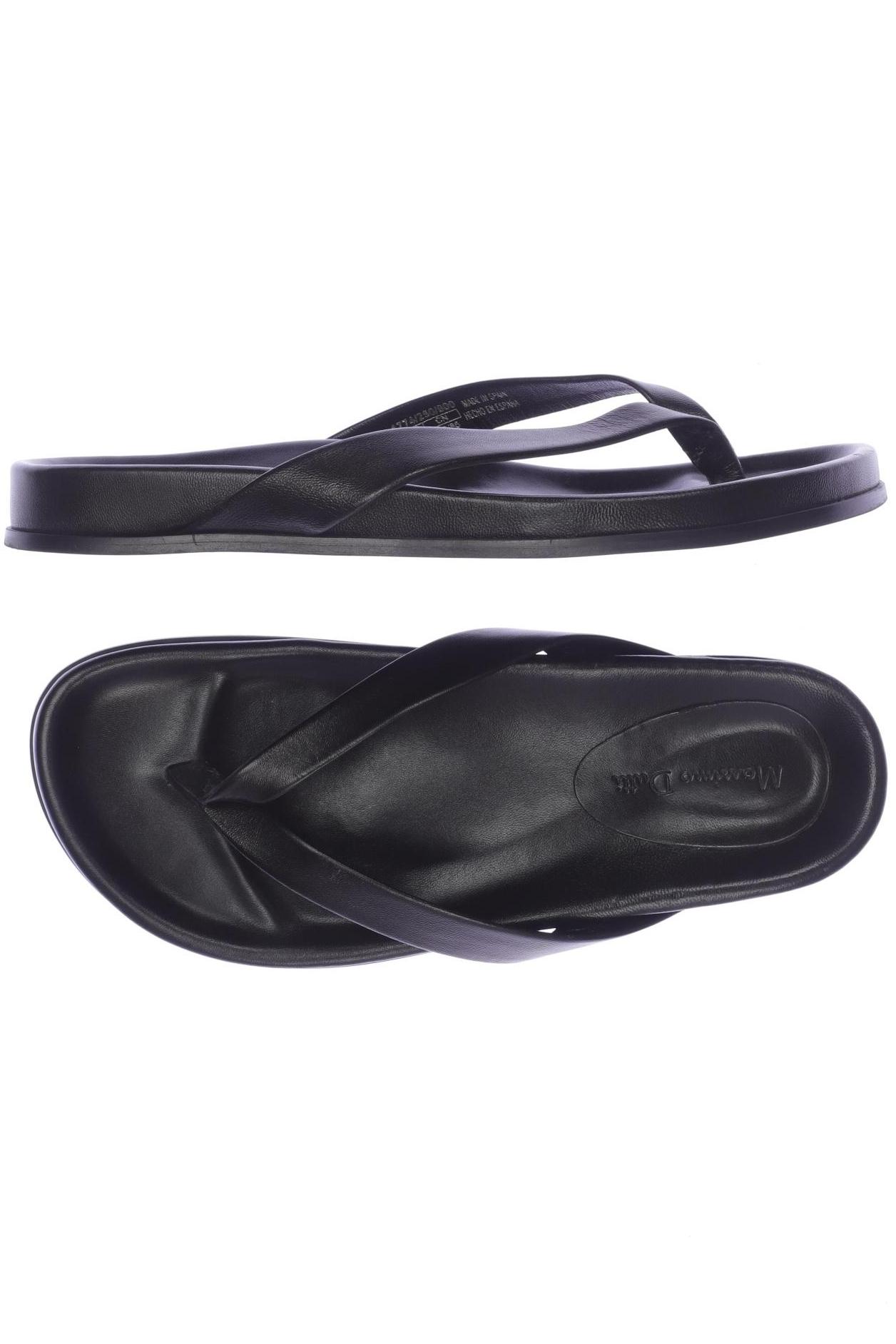 

Massimo Dutti Damen Sandale, schwarz, Gr. 37
