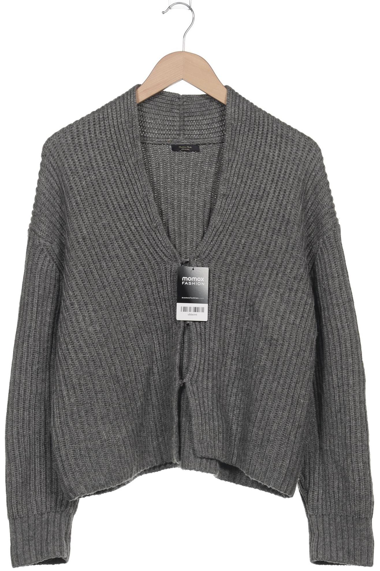 

Massimo Dutti Damen Strickjacke, grau, Gr. 42