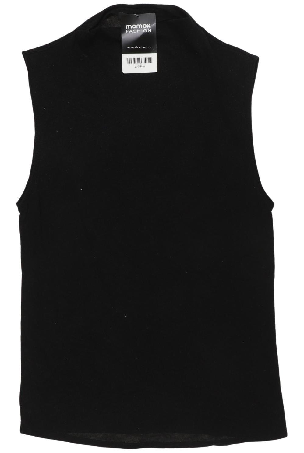 

Massimo Dutti Damen Top, schwarz, Gr. 34