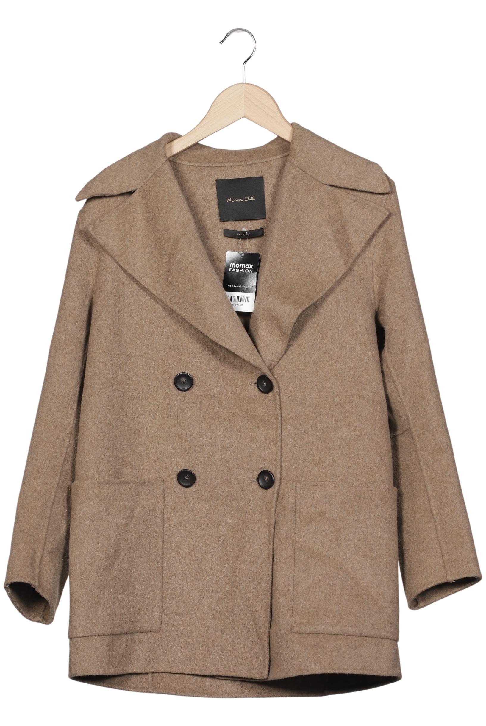 

Massimo Dutti Damen Mantel, beige, Gr. 36