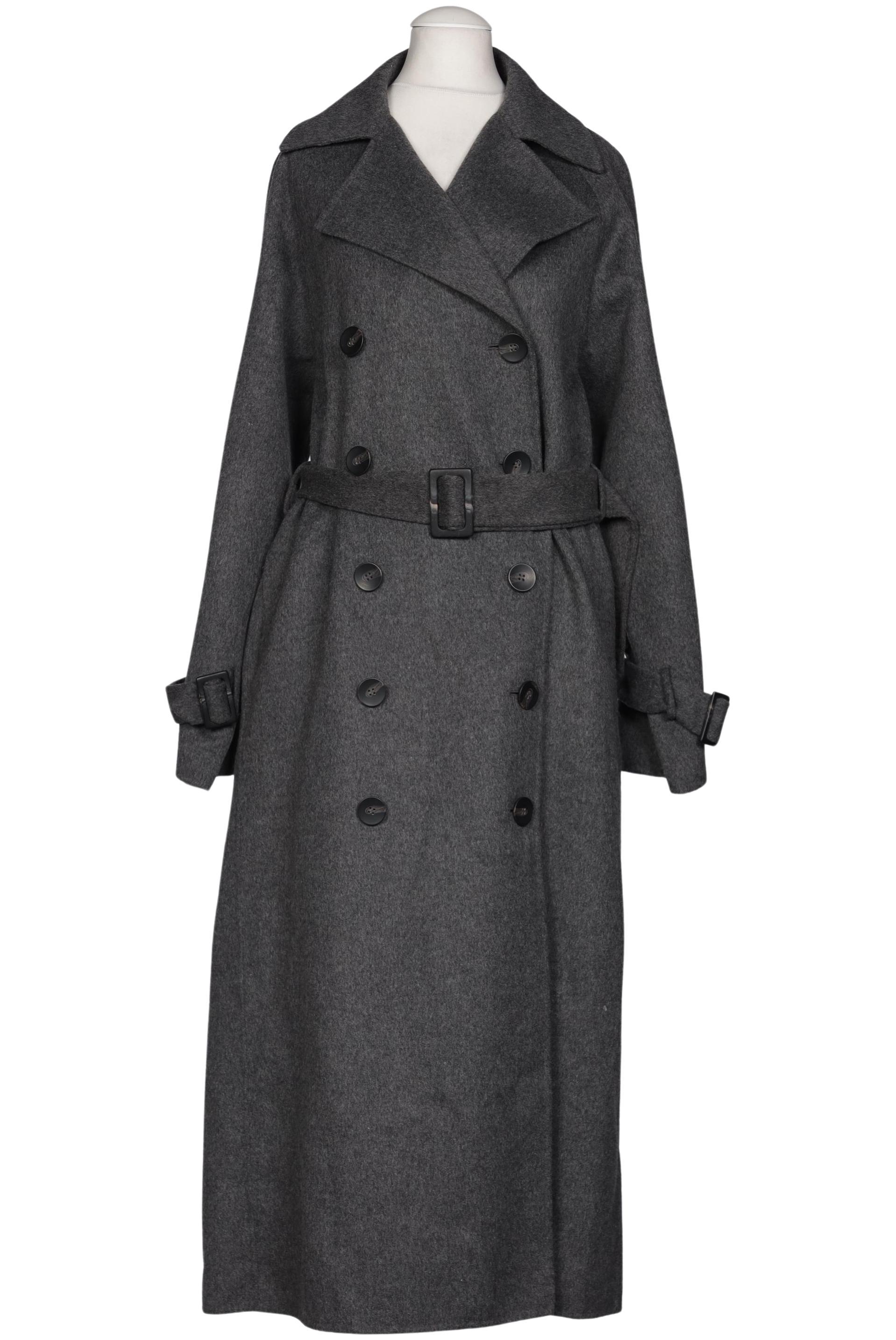 

Massimo Dutti Damen Mantel, grau, Gr. 34