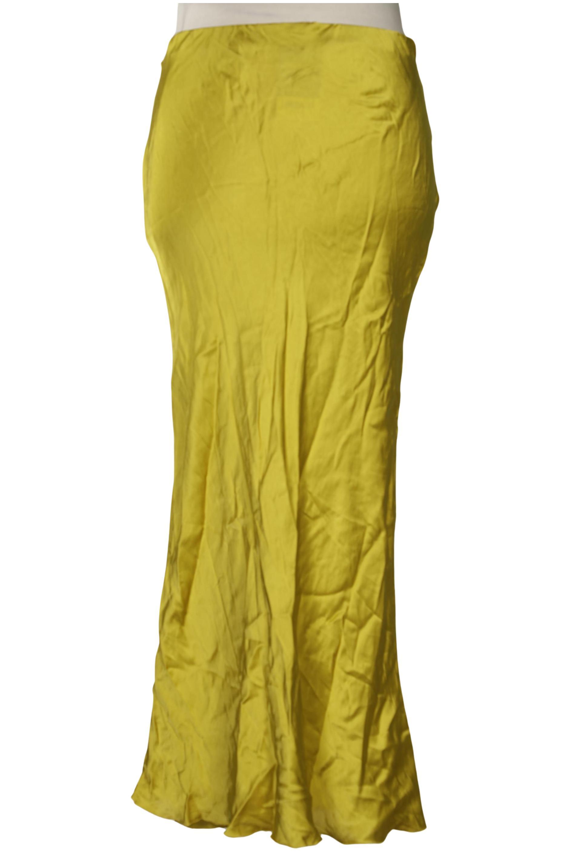 

Massimo Dutti Damen Rock, gelb, Gr. 42