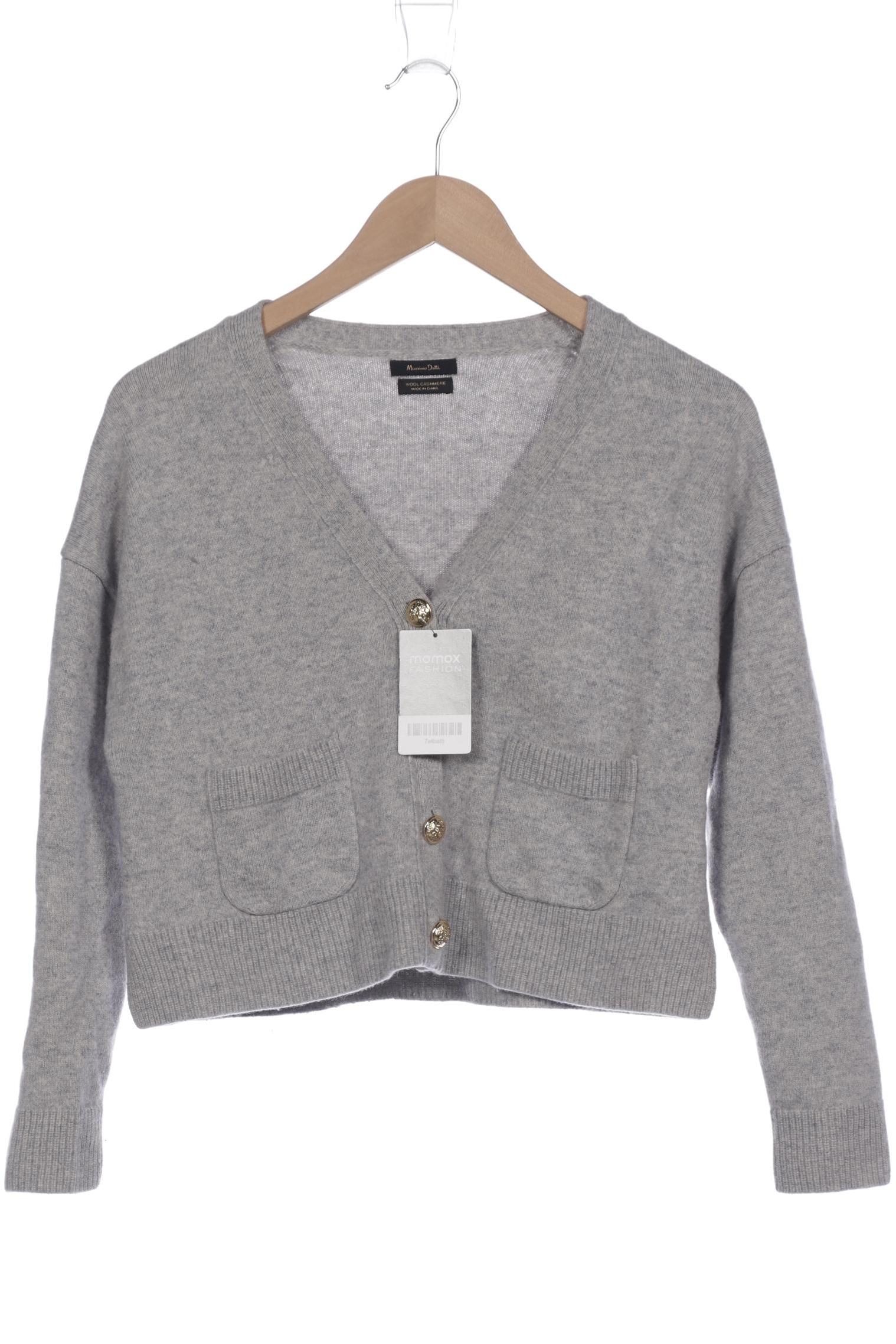 

Massimo Dutti Damen Strickjacke, grau, Gr. 36