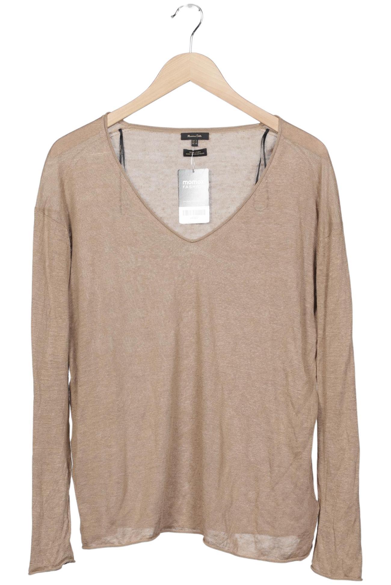 

Massimo Dutti Damen Pullover, beige, Gr. 44