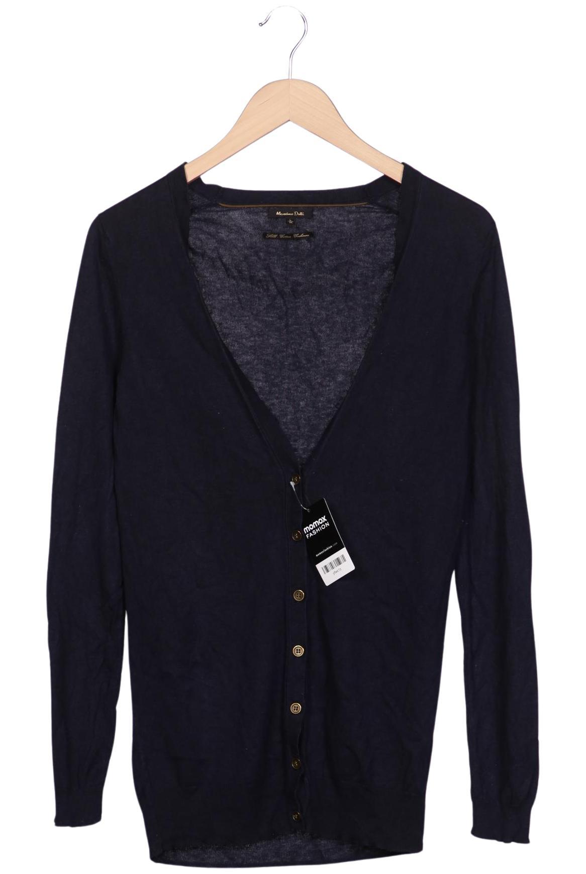 

Massimo Dutti Damen Strickjacke, marineblau, Gr. 34
