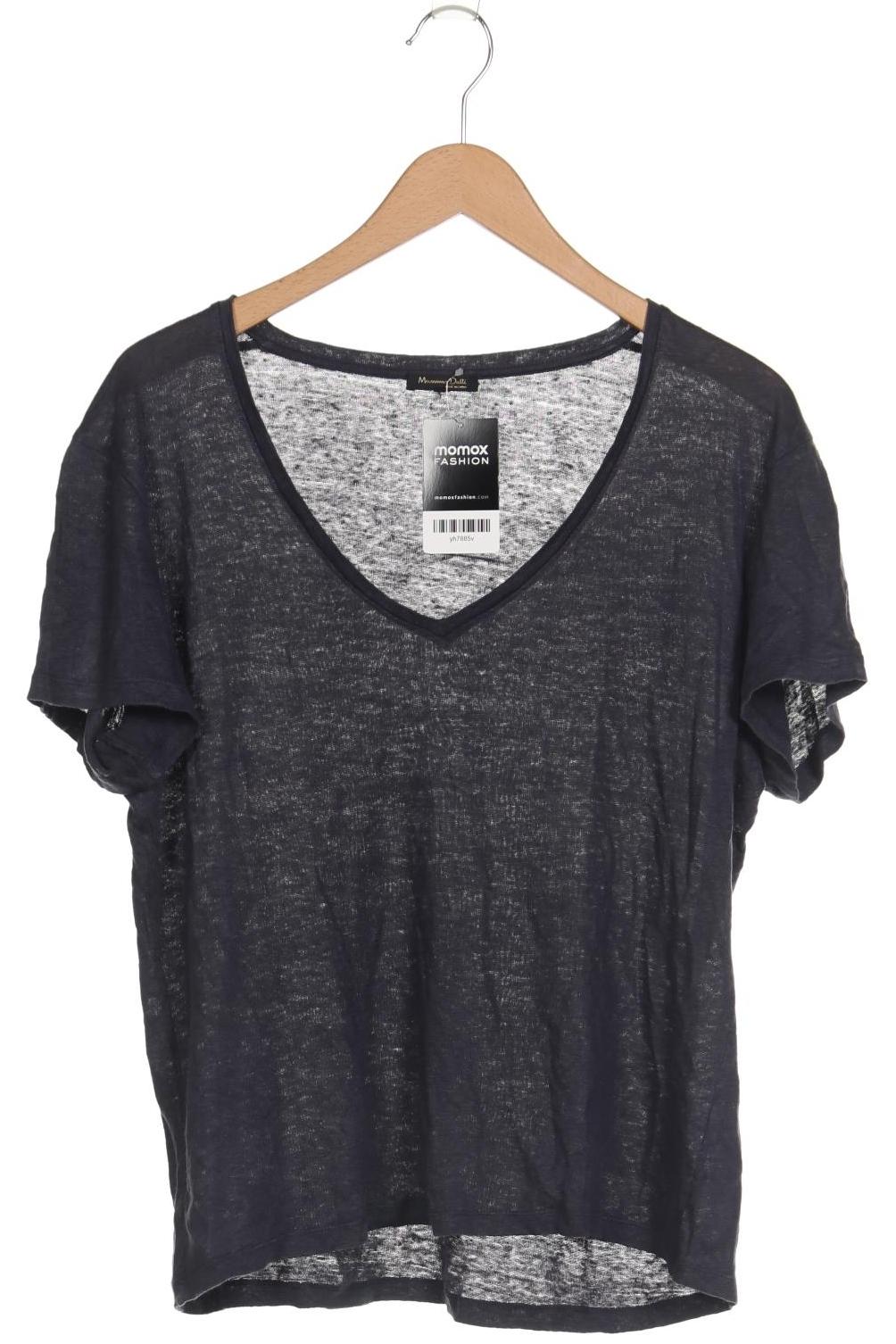 

Massimo Dutti Damen T-Shirt, marineblau, Gr. 46