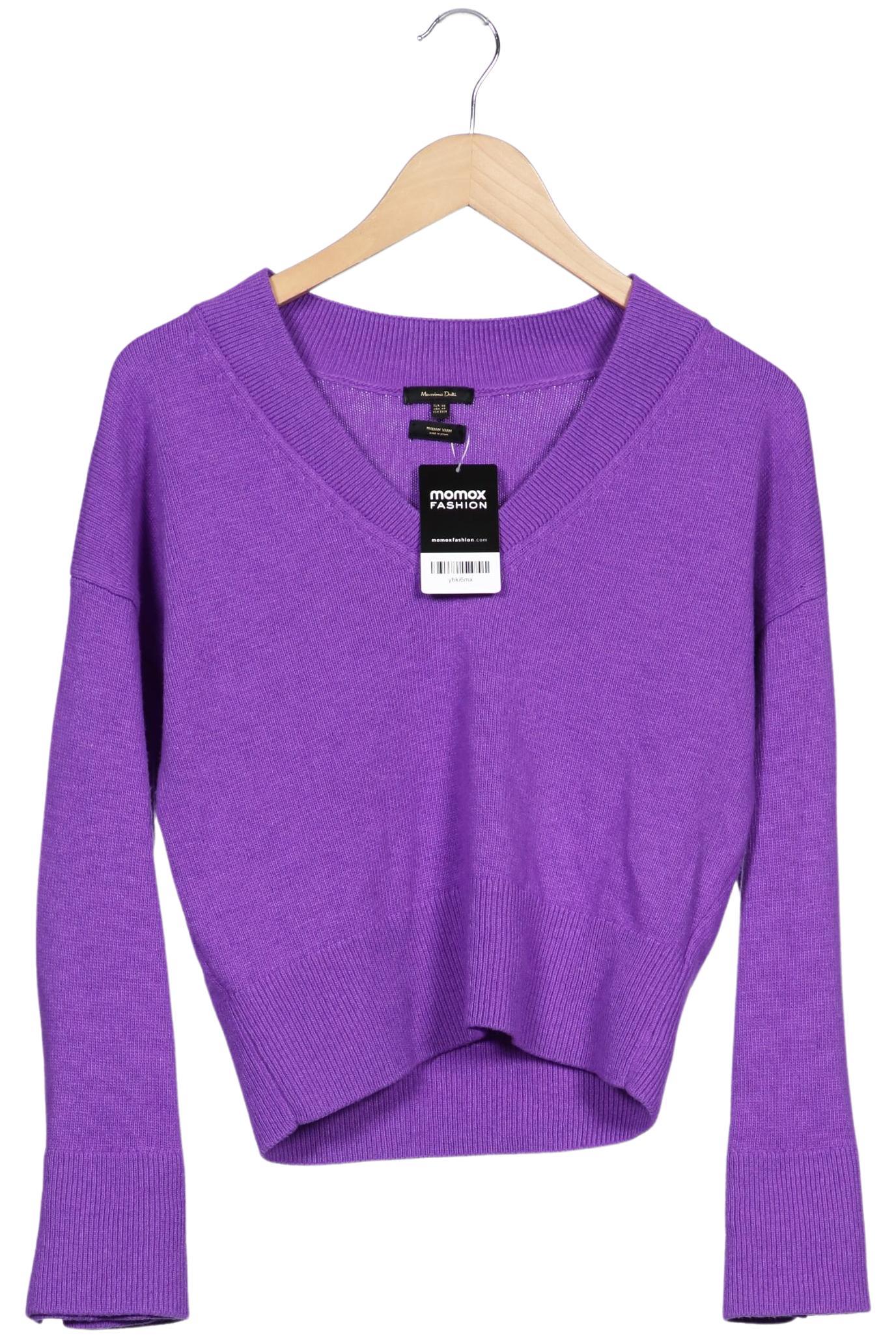 

Massimo Dutti Damen Pullover, flieder, Gr. 34