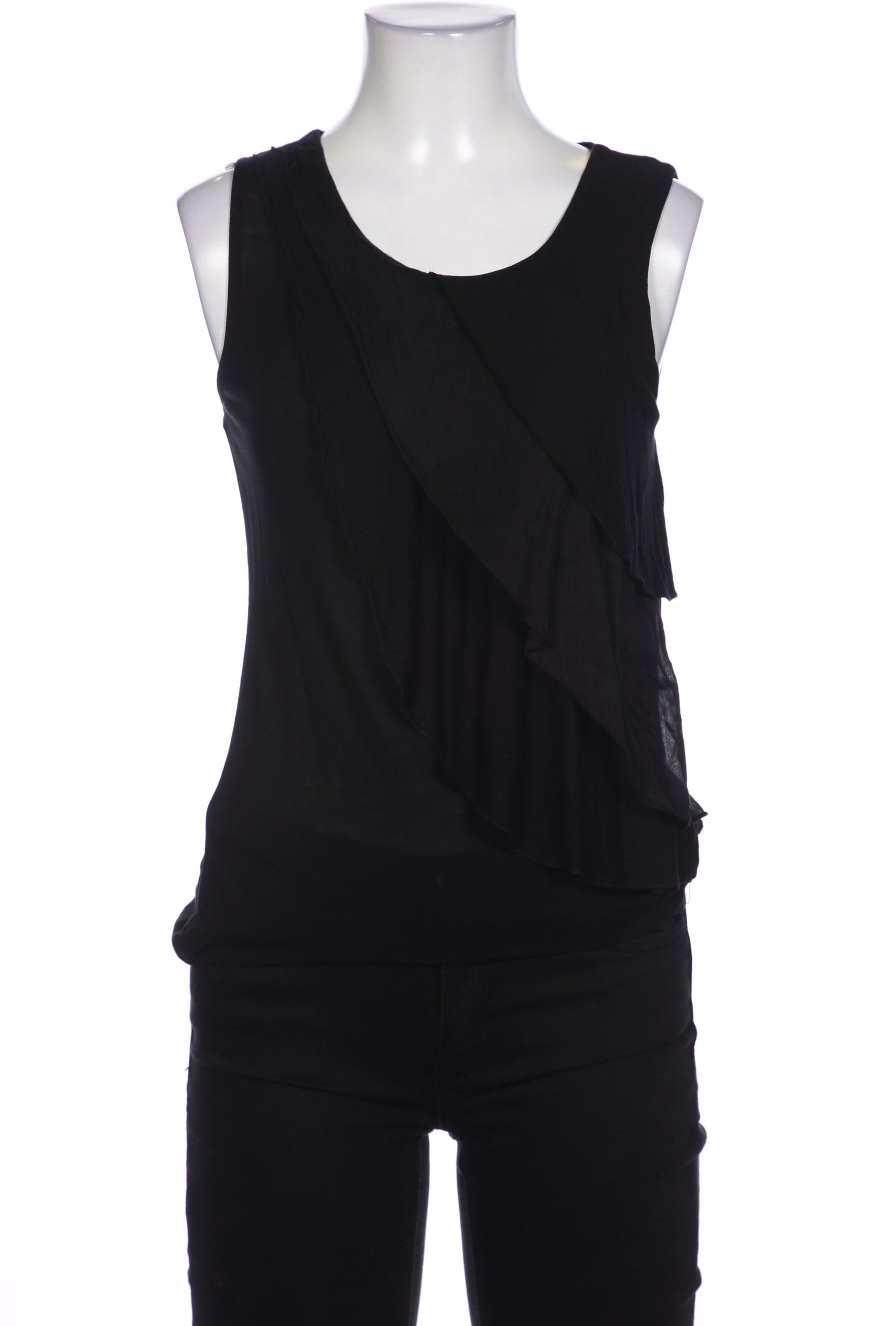 

Massimo Dutti Damen Top, schwarz, Gr. 38