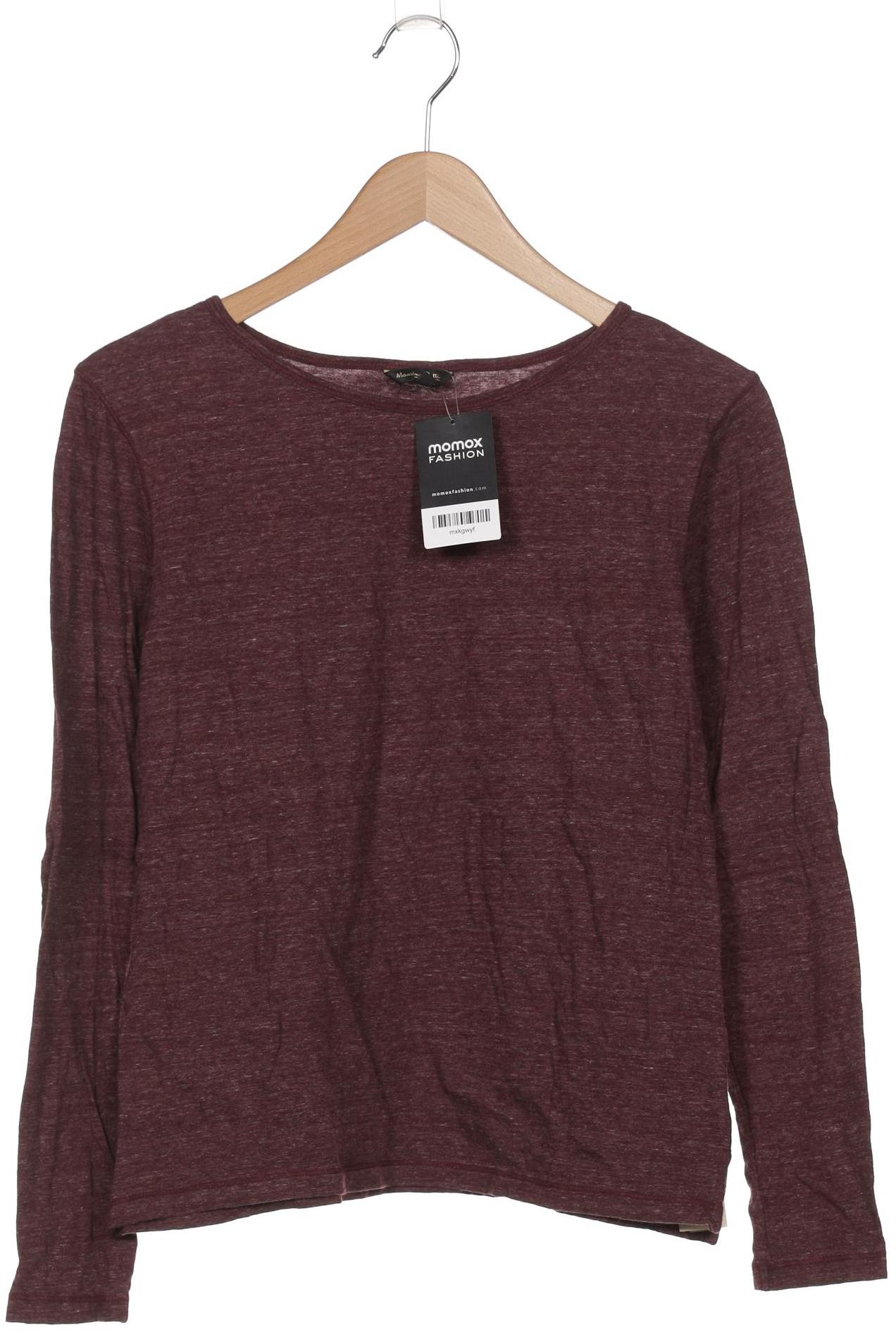 

Massimo Dutti Damen Langarmshirt, bordeaux, Gr. 44