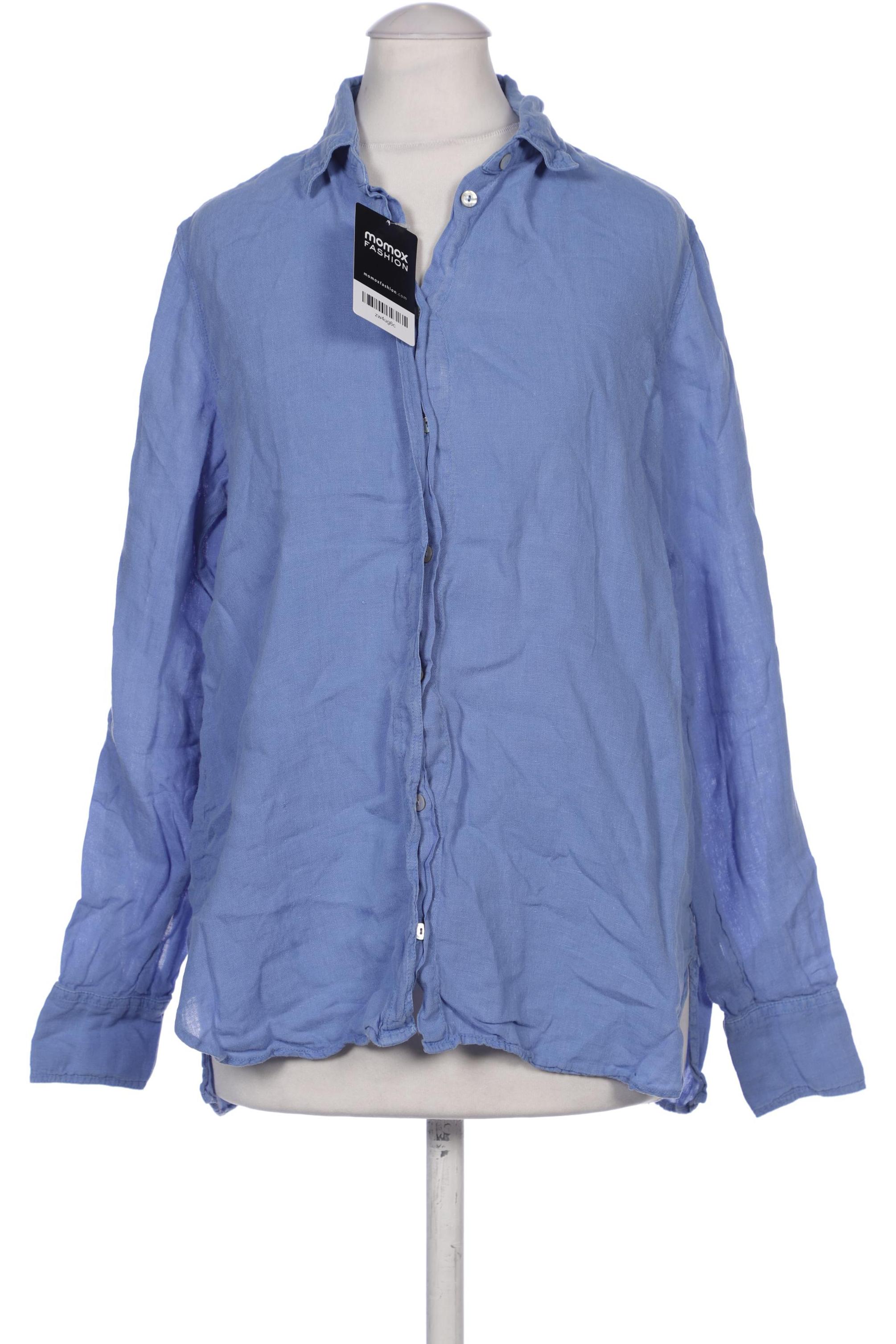 

Massimo Dutti Damen Bluse, blau, Gr. 34