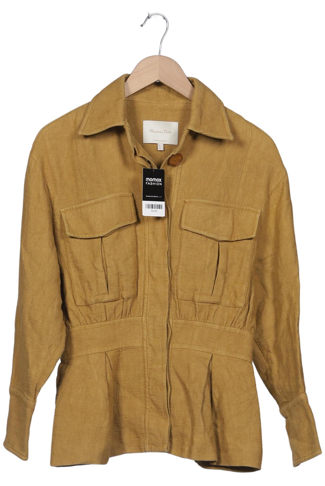 

Massimo Dutti Damen Jacke, gelb, Gr. 38
