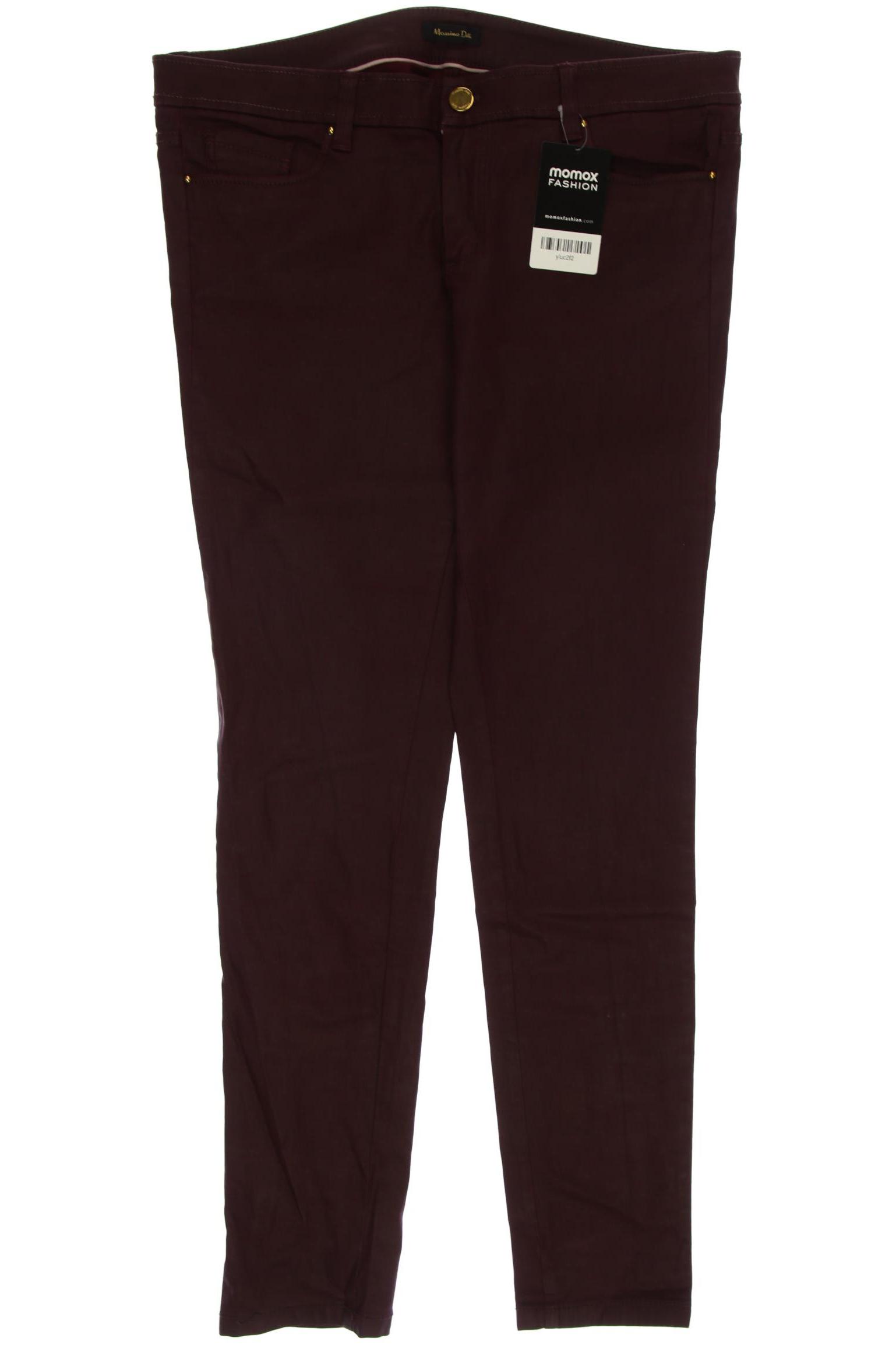 

Massimo Dutti Damen Stoffhose, bordeaux