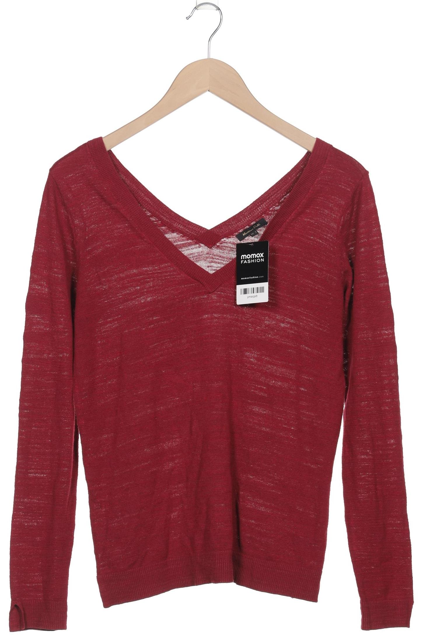 

Massimo Dutti Damen Pullover, bordeaux, Gr. 36