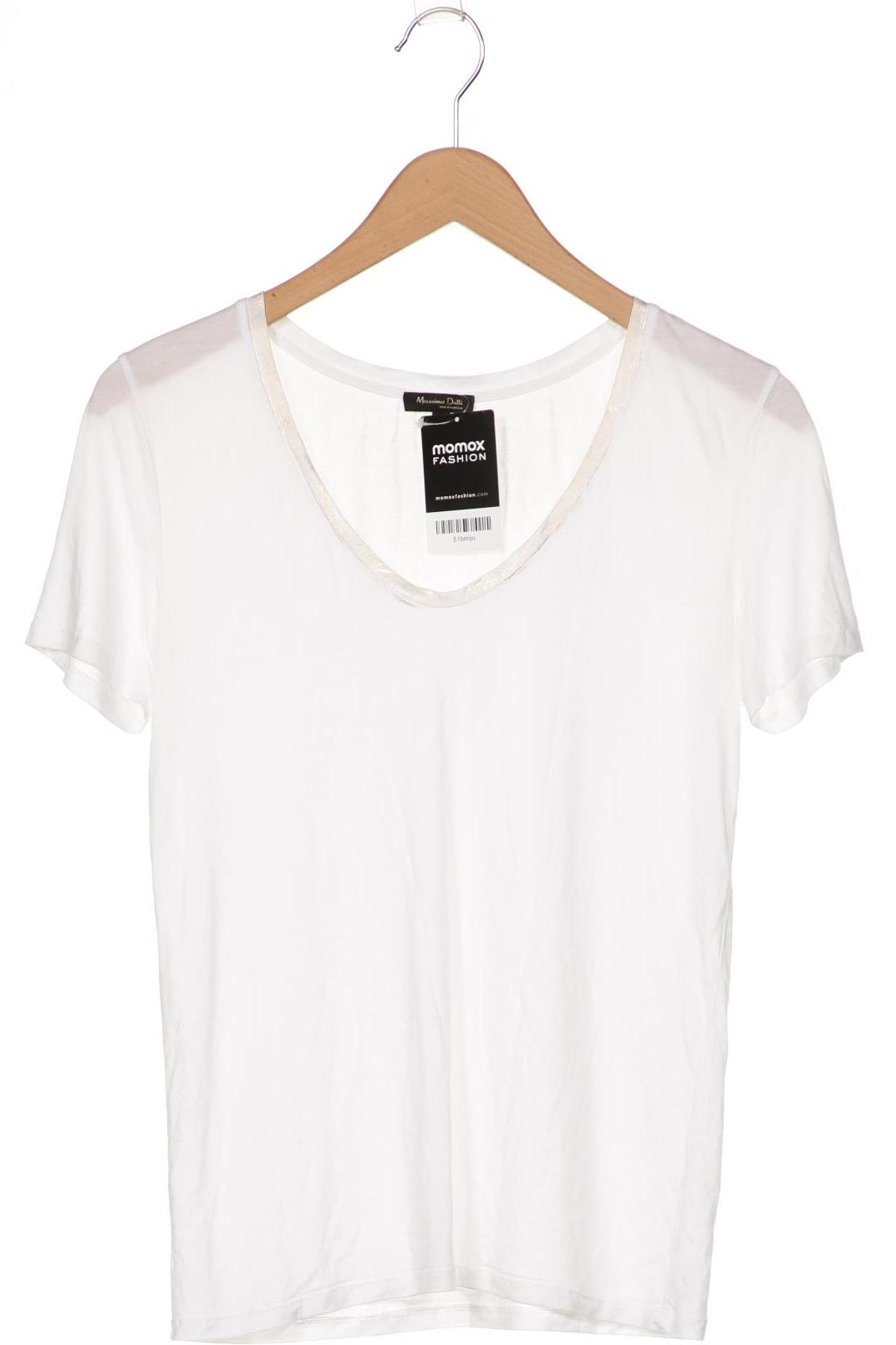 

Massimo Dutti Damen T-Shirt, weiß, Gr. 36
