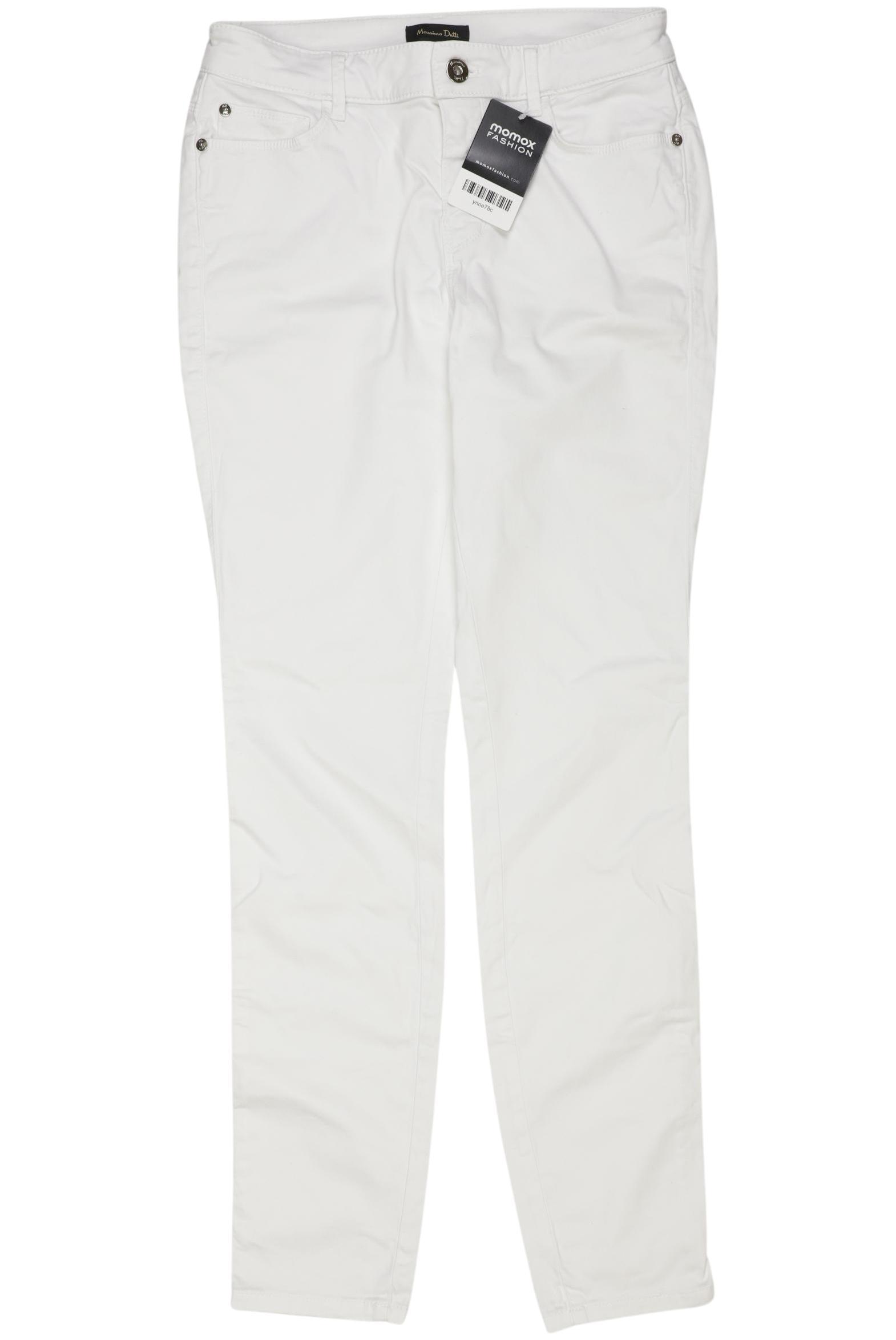 

Massimo Dutti Damen Jeans, weiß, Gr. 36