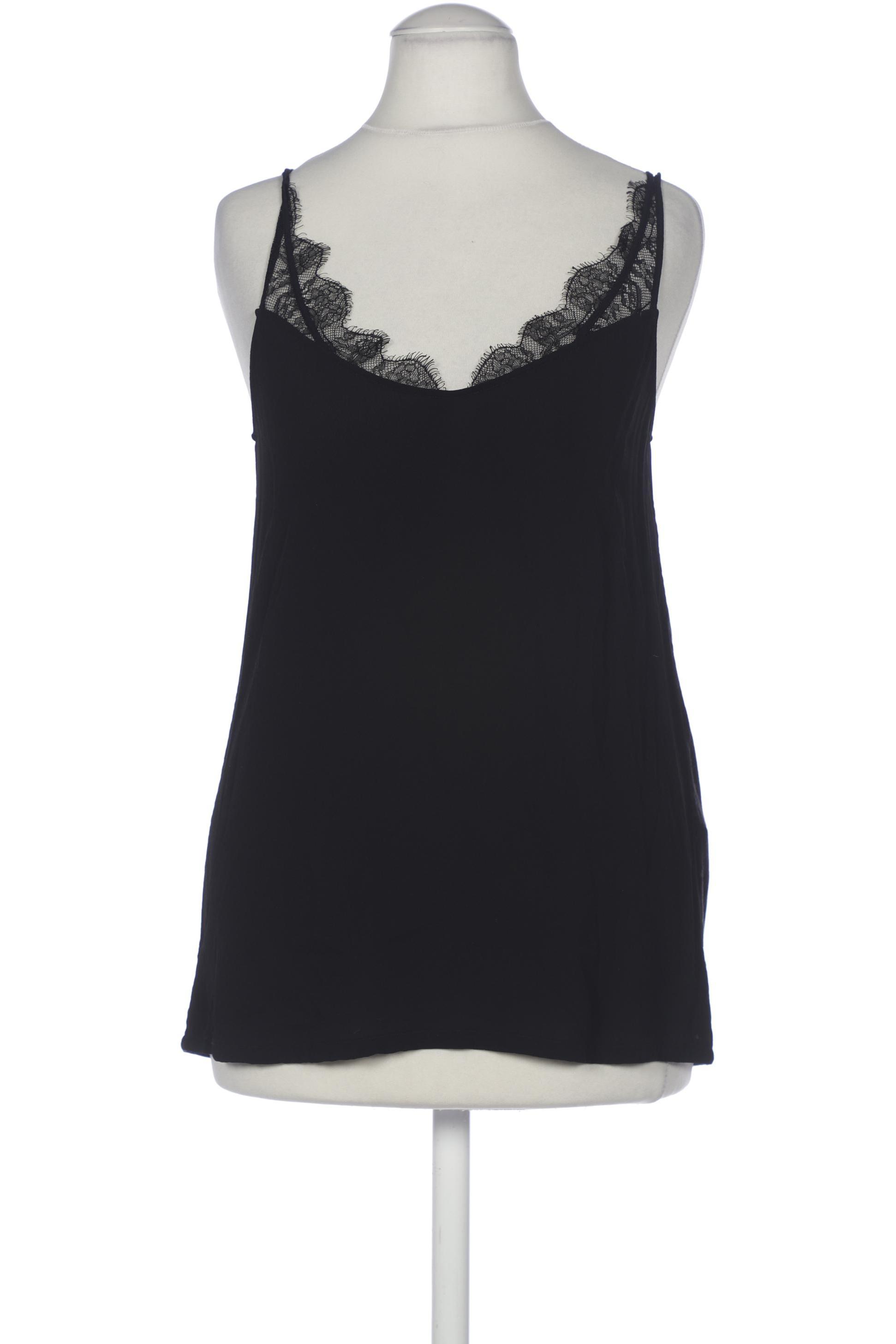 

Massimo Dutti Damen Top, schwarz, Gr. 34