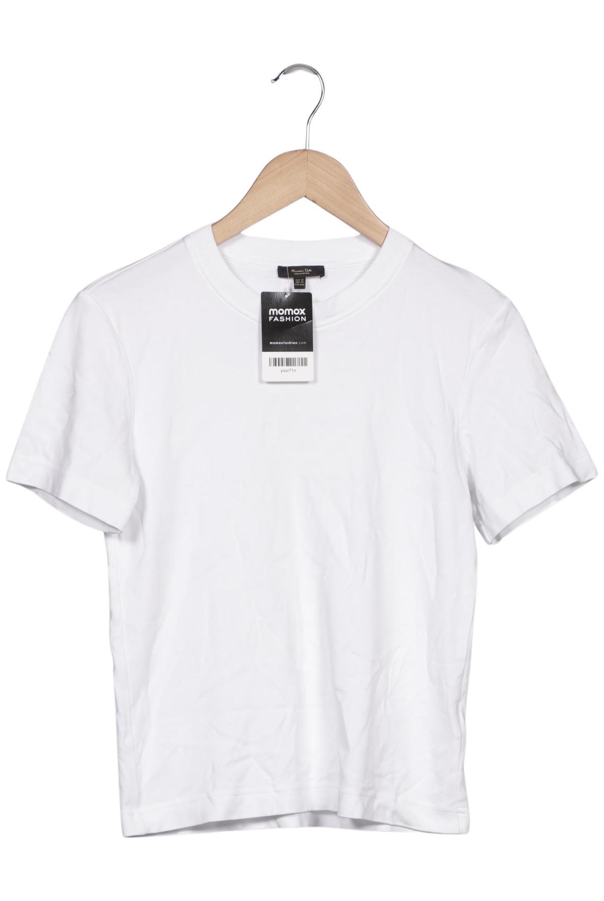 

Massimo Dutti Damen T-Shirt, weiß, Gr. 34