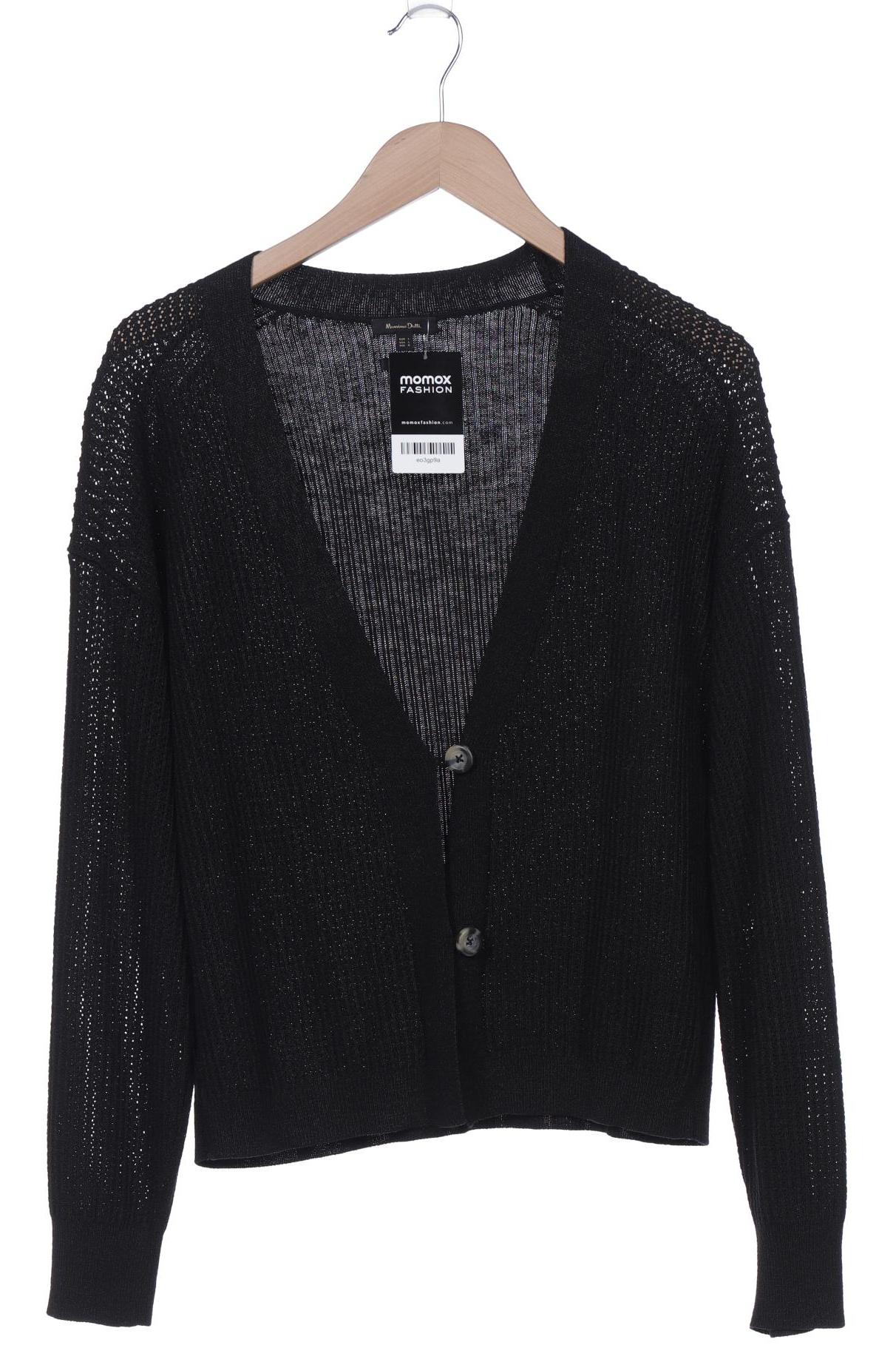 

Massimo Dutti Damen Strickjacke, schwarz, Gr. 42