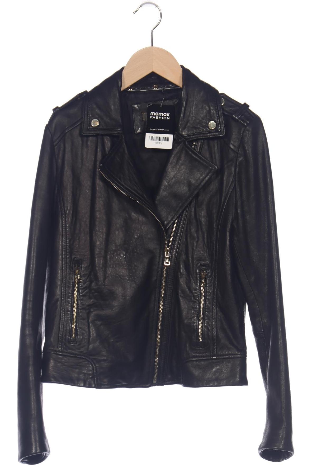 

Massimo Dutti Damen Jacke, schwarz, Gr. 38