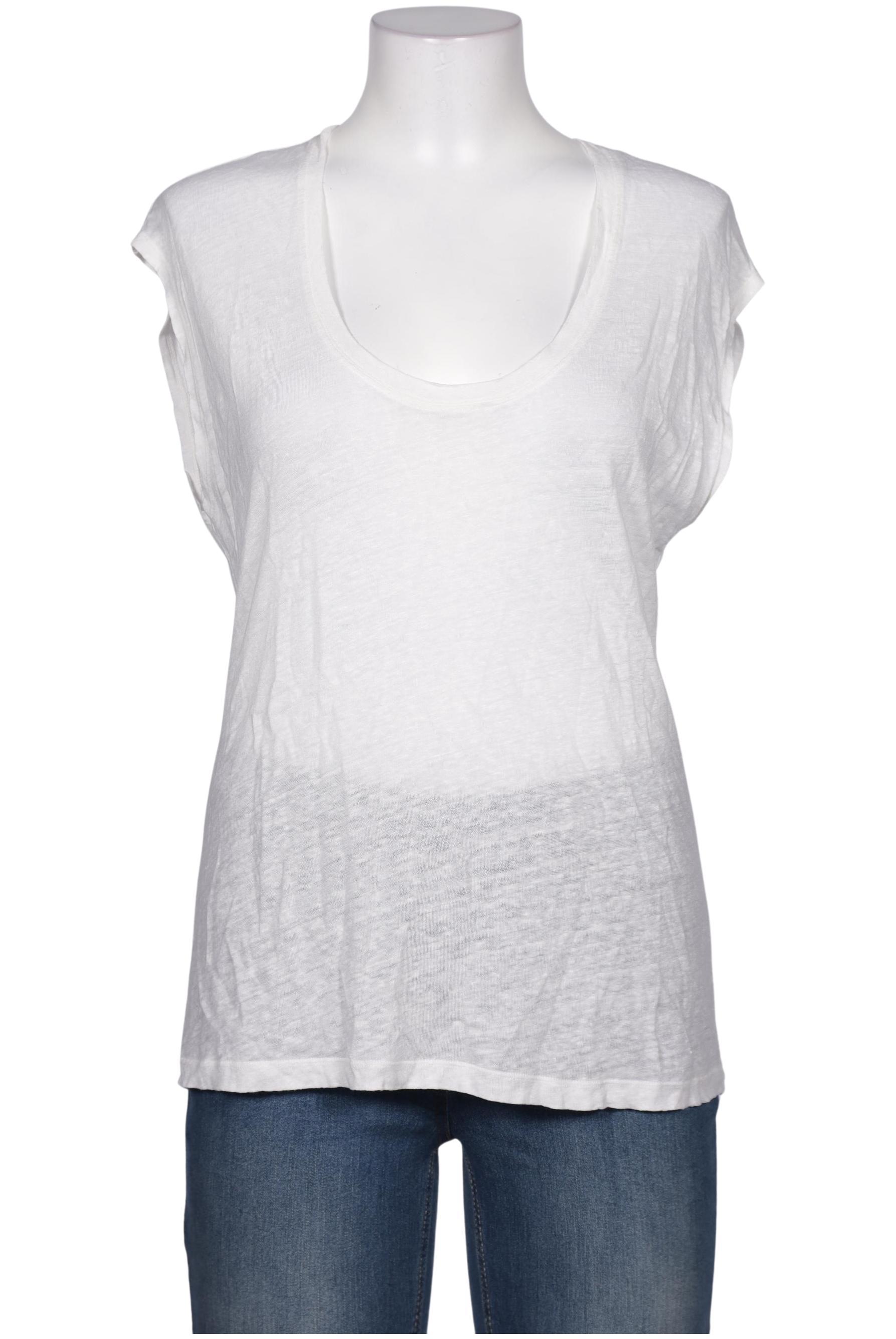 

Massimo Dutti Damen T-Shirt, cremeweiß, Gr. 38