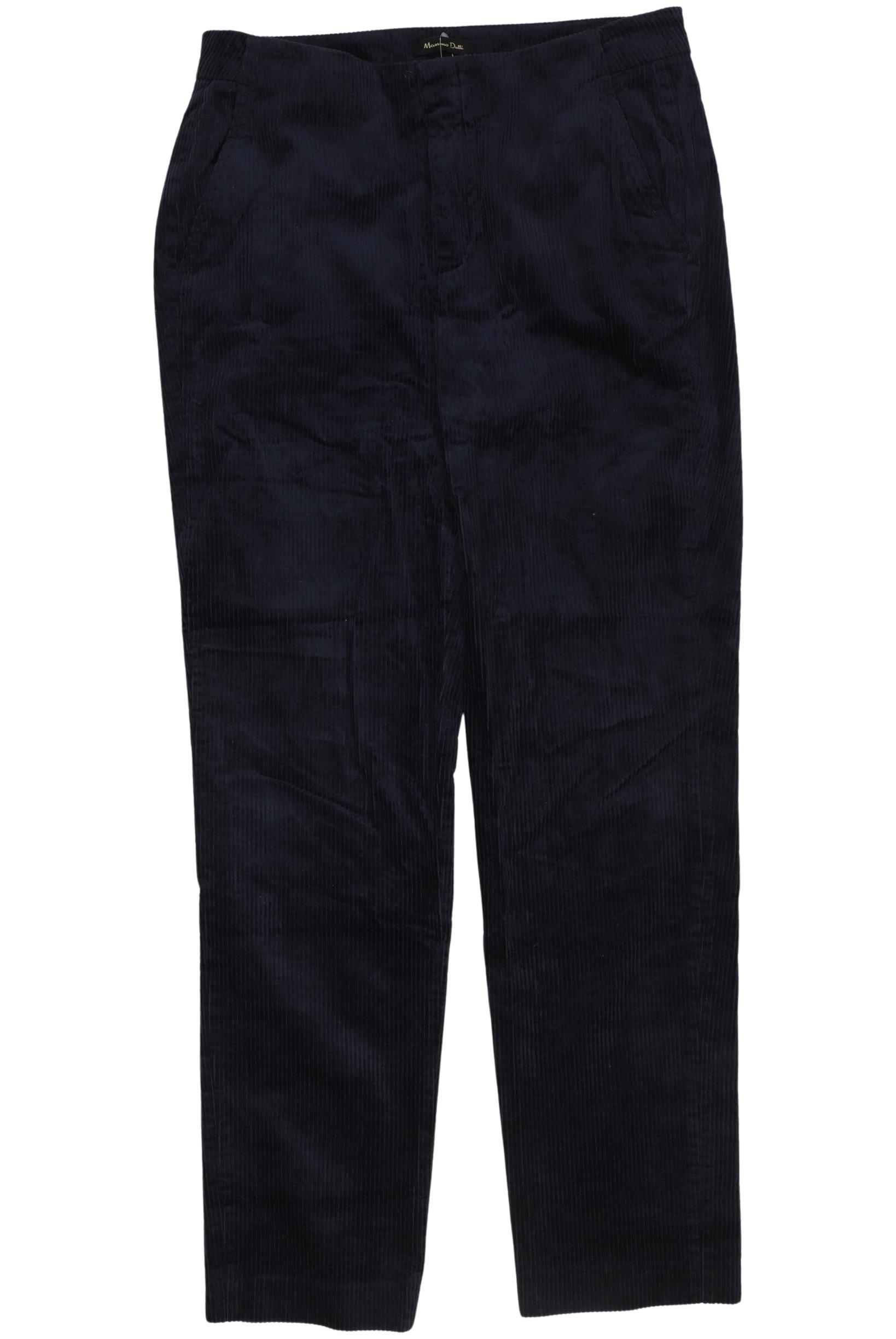 

Massimo Dutti Damen Stoffhose, marineblau, Gr. 36
