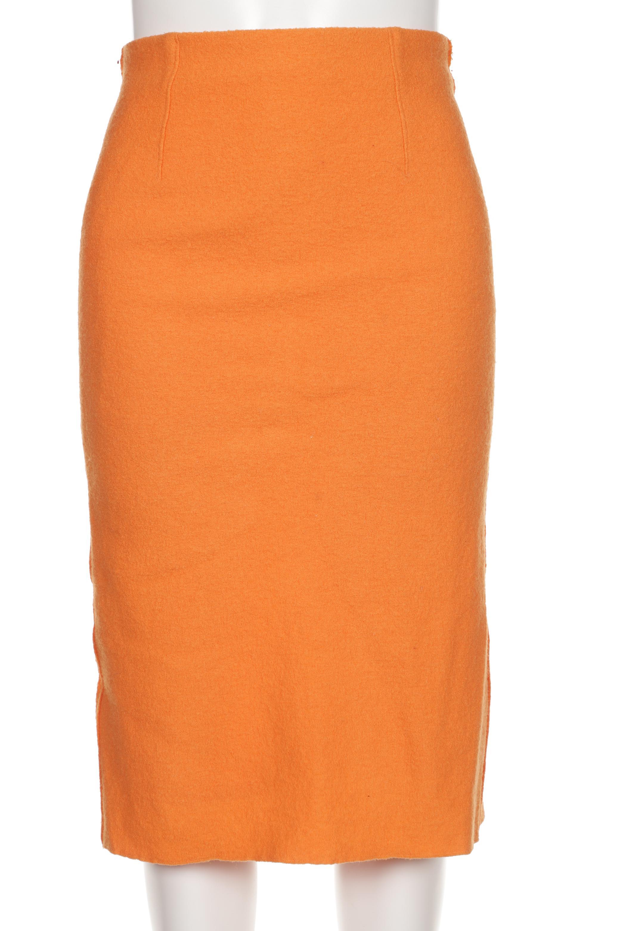 

Massimo Dutti Damen Rock, orange, Gr. 40
