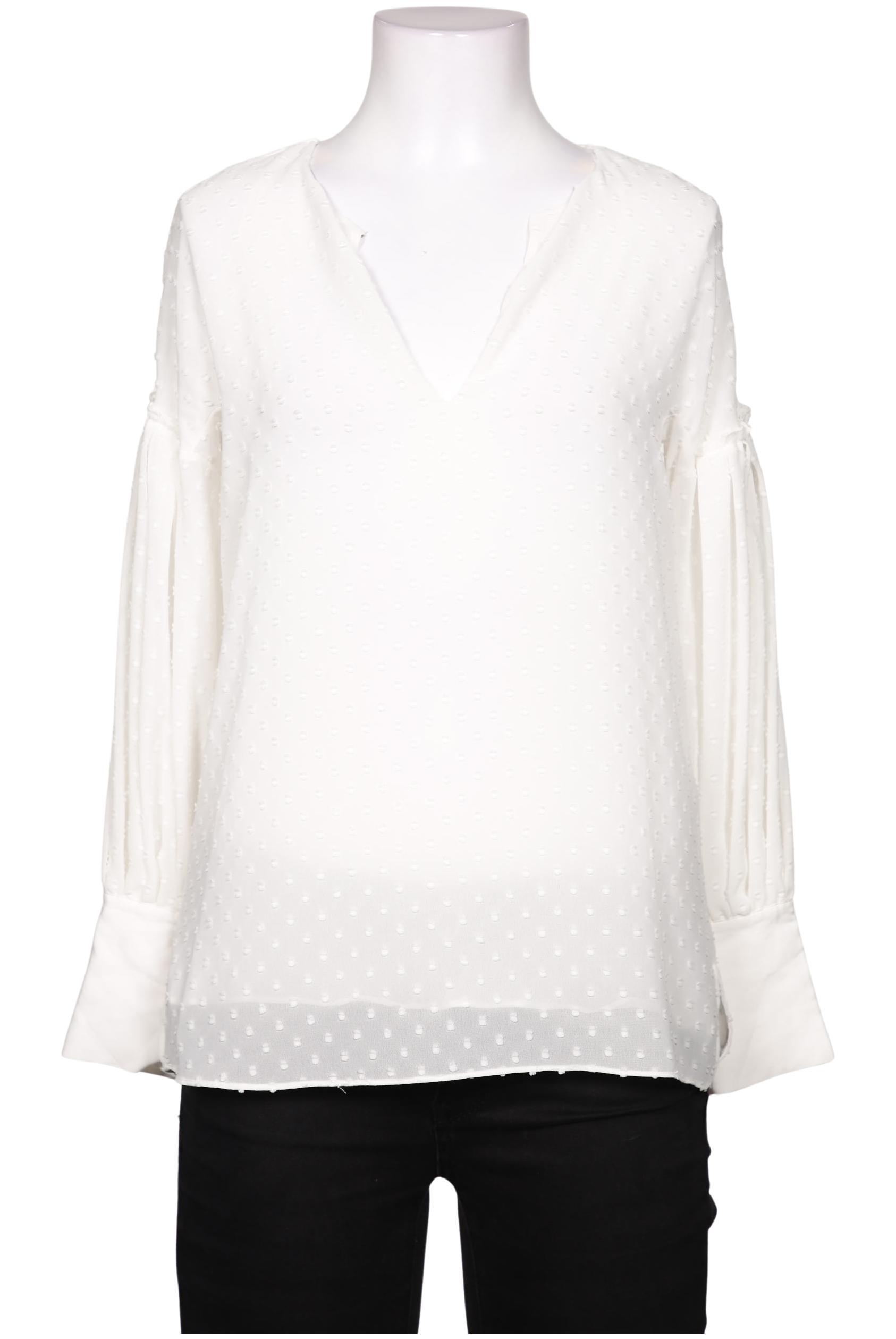 

Massimo Dutti Damen Bluse, weiß, Gr. 34