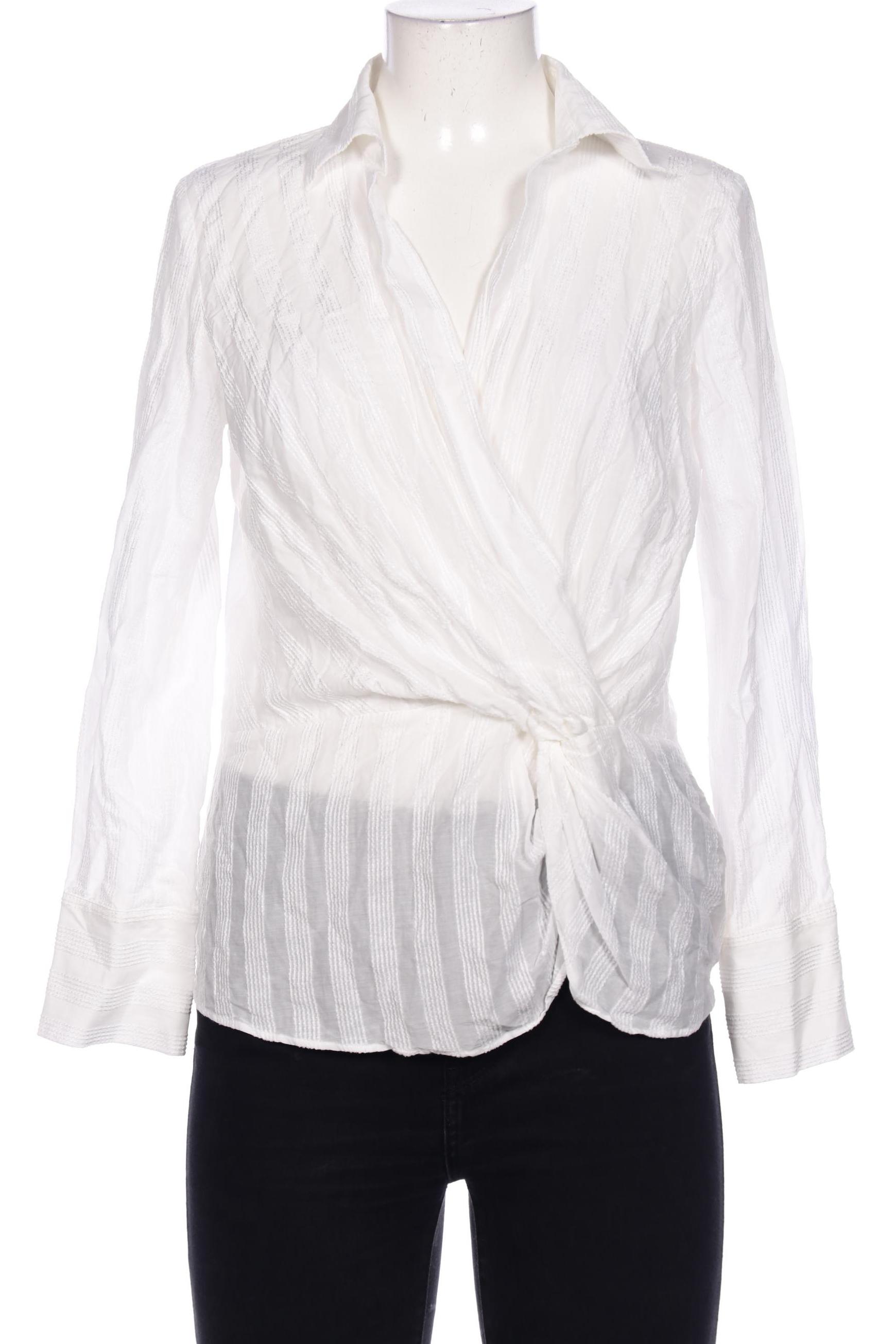 

Massimo Dutti Damen Bluse, weiß, Gr. 40