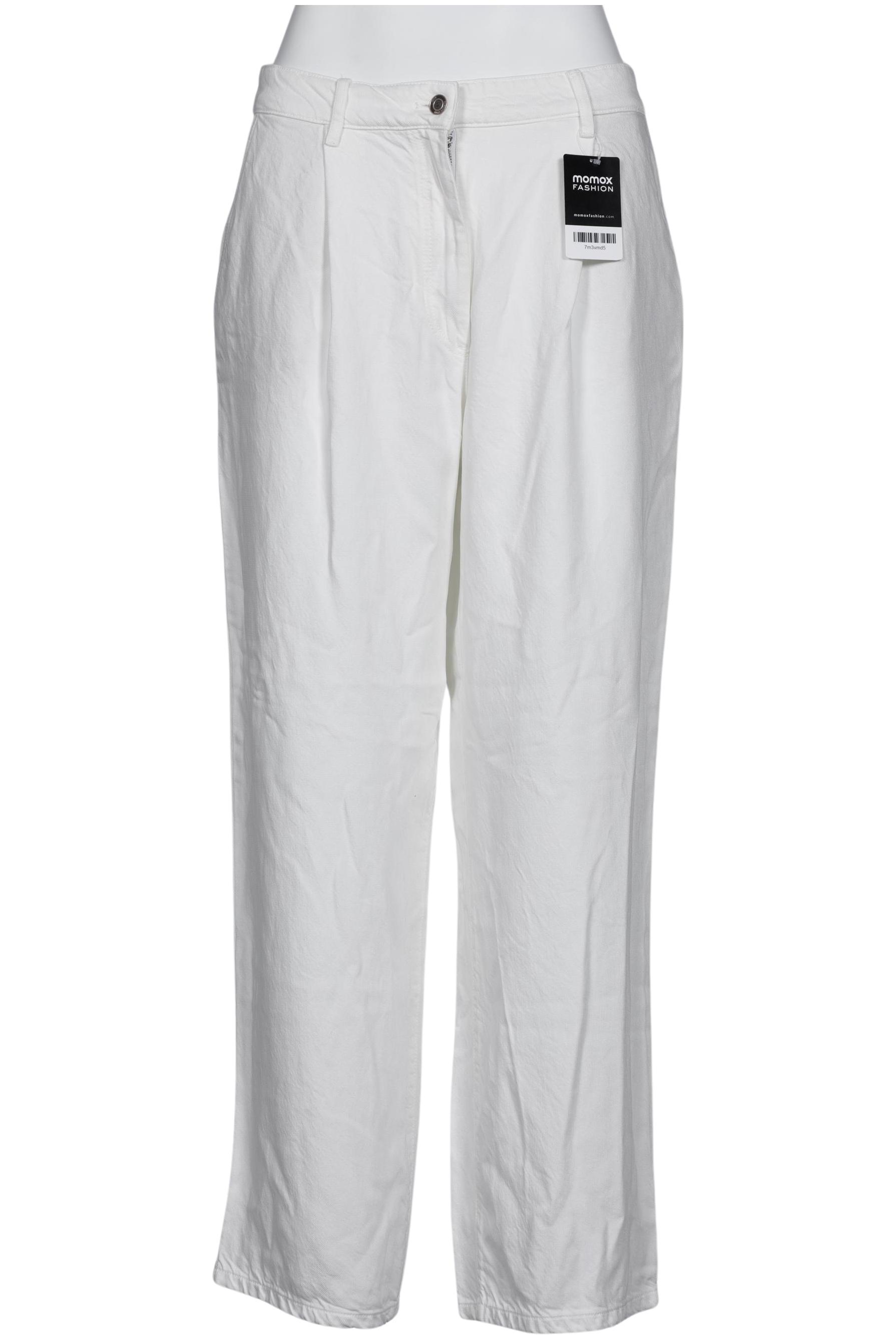 

Massimo Dutti Damen Stoffhose, weiß, Gr. 44