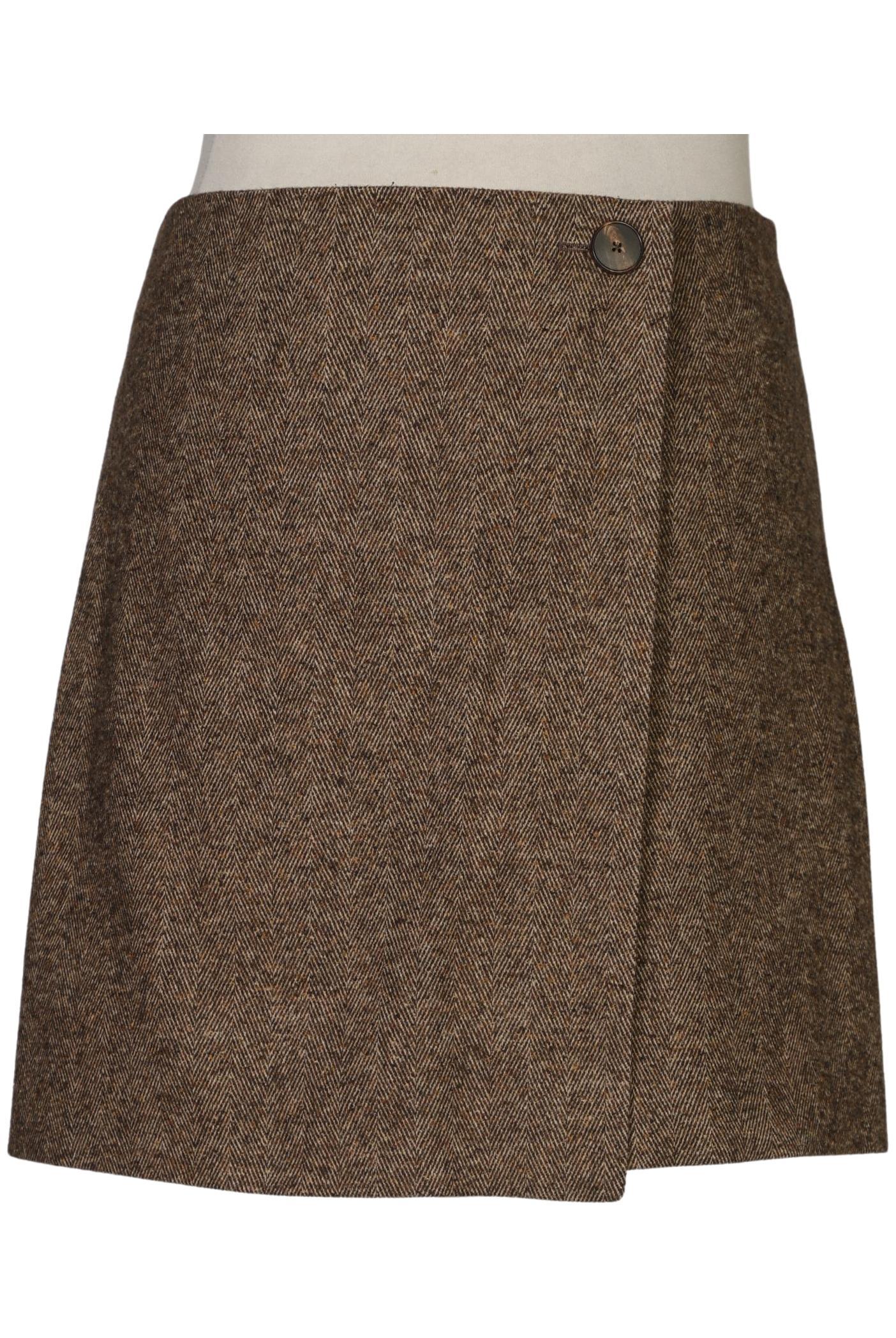 

Massimo Dutti Damen Rock, braun, Gr. 42