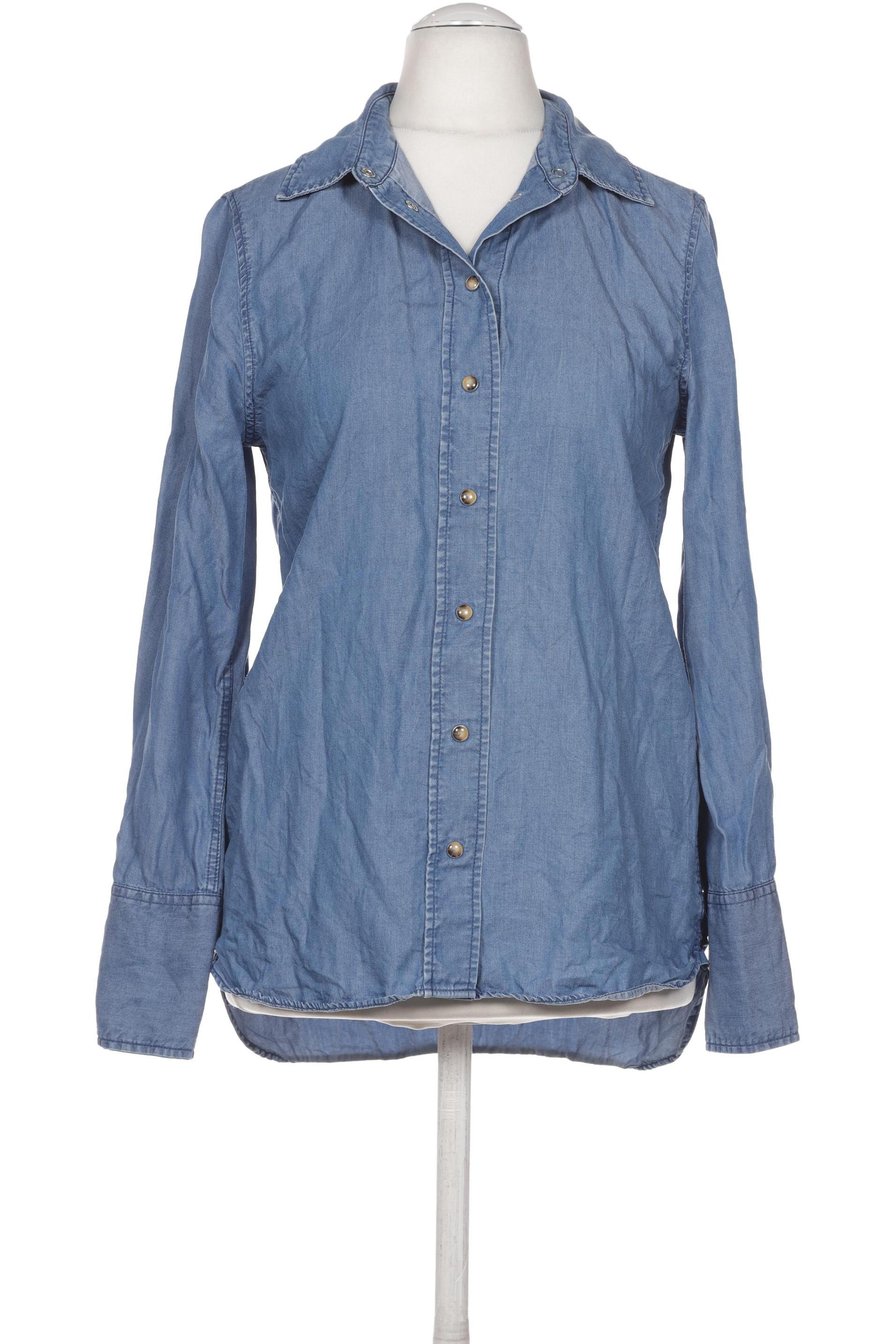 

Massimo Dutti Damen Bluse, blau, Gr. 36