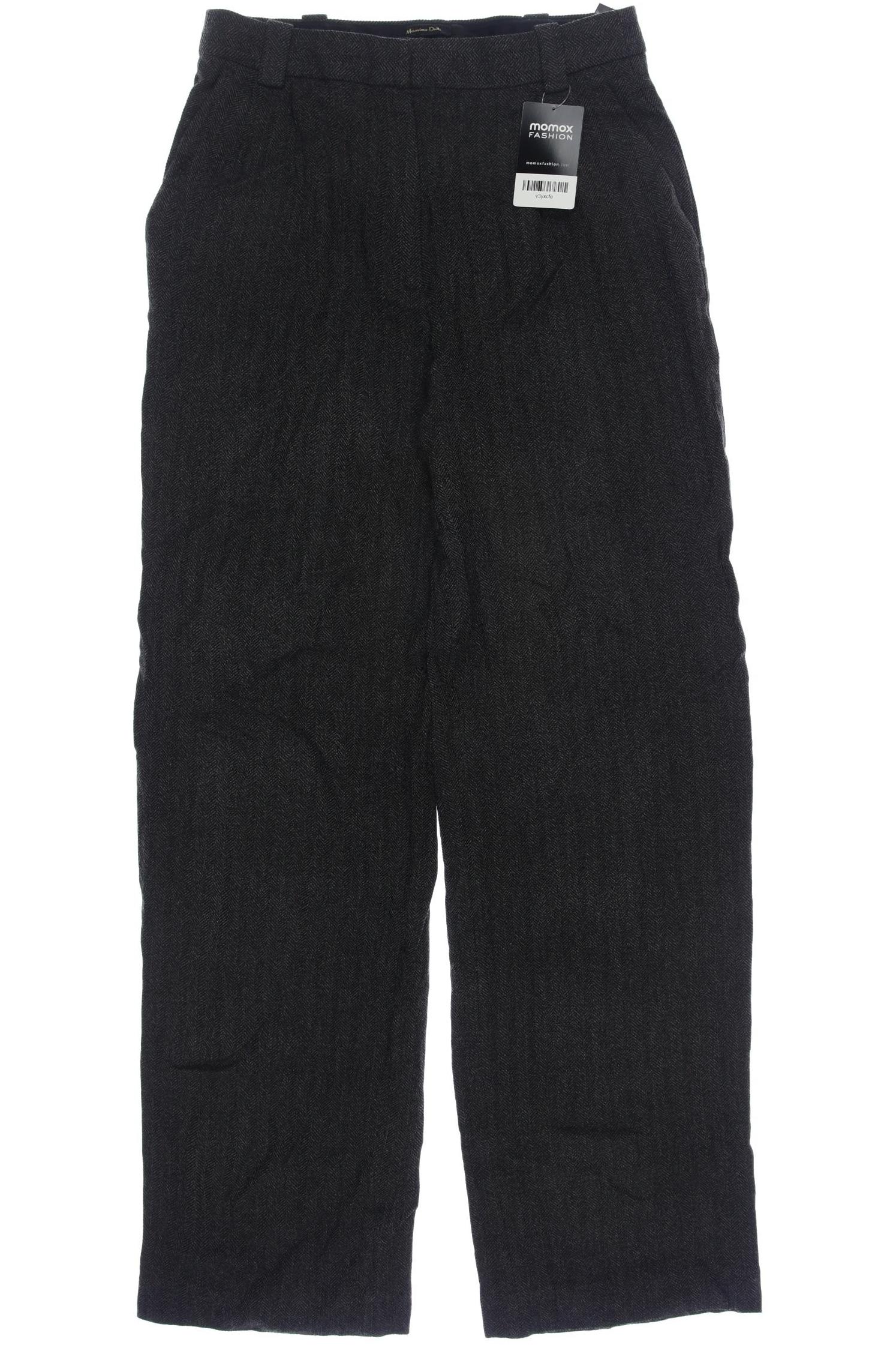 

Massimo Dutti Damen Stoffhose, grau, Gr. 38