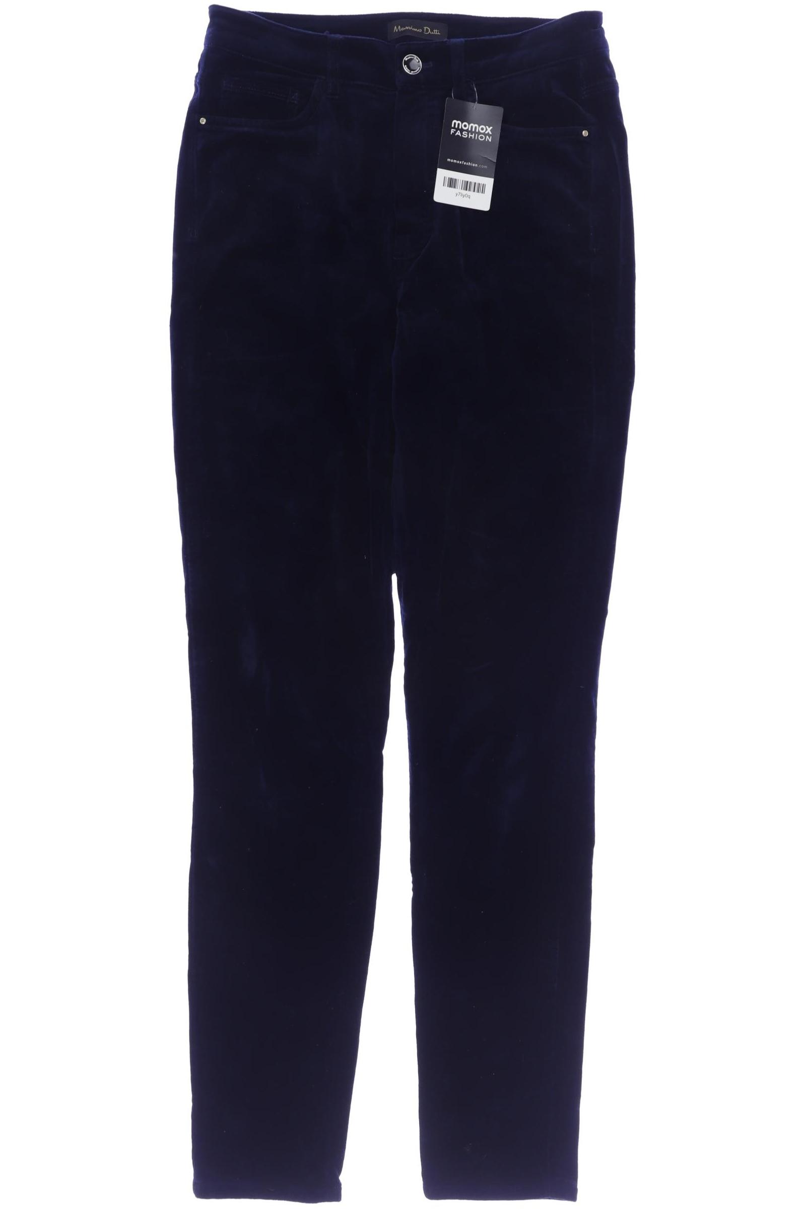 

Massimo Dutti Damen Stoffhose, marineblau, Gr. 36