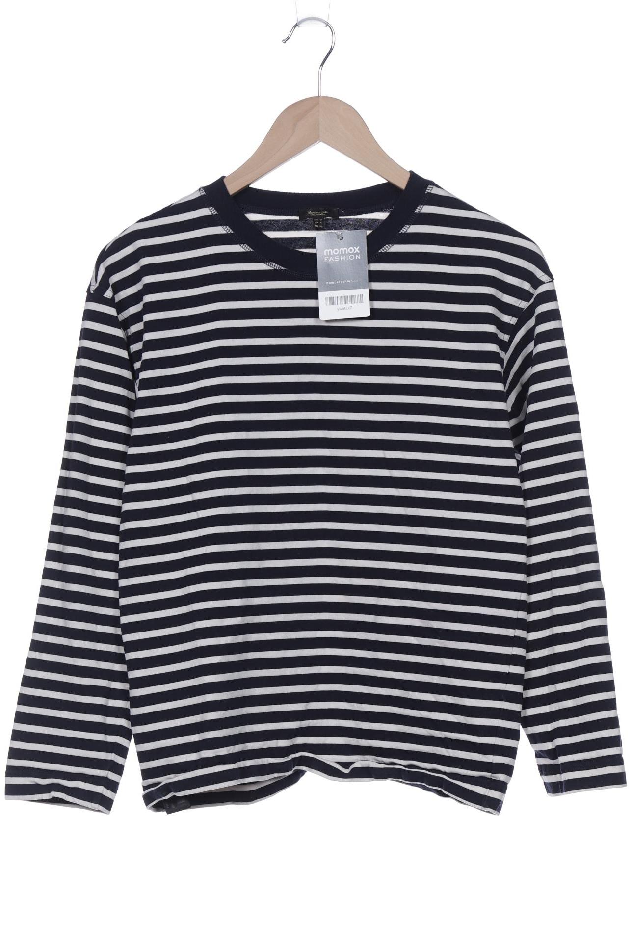 

Massimo Dutti Damen Langarmshirt, marineblau, Gr. 34