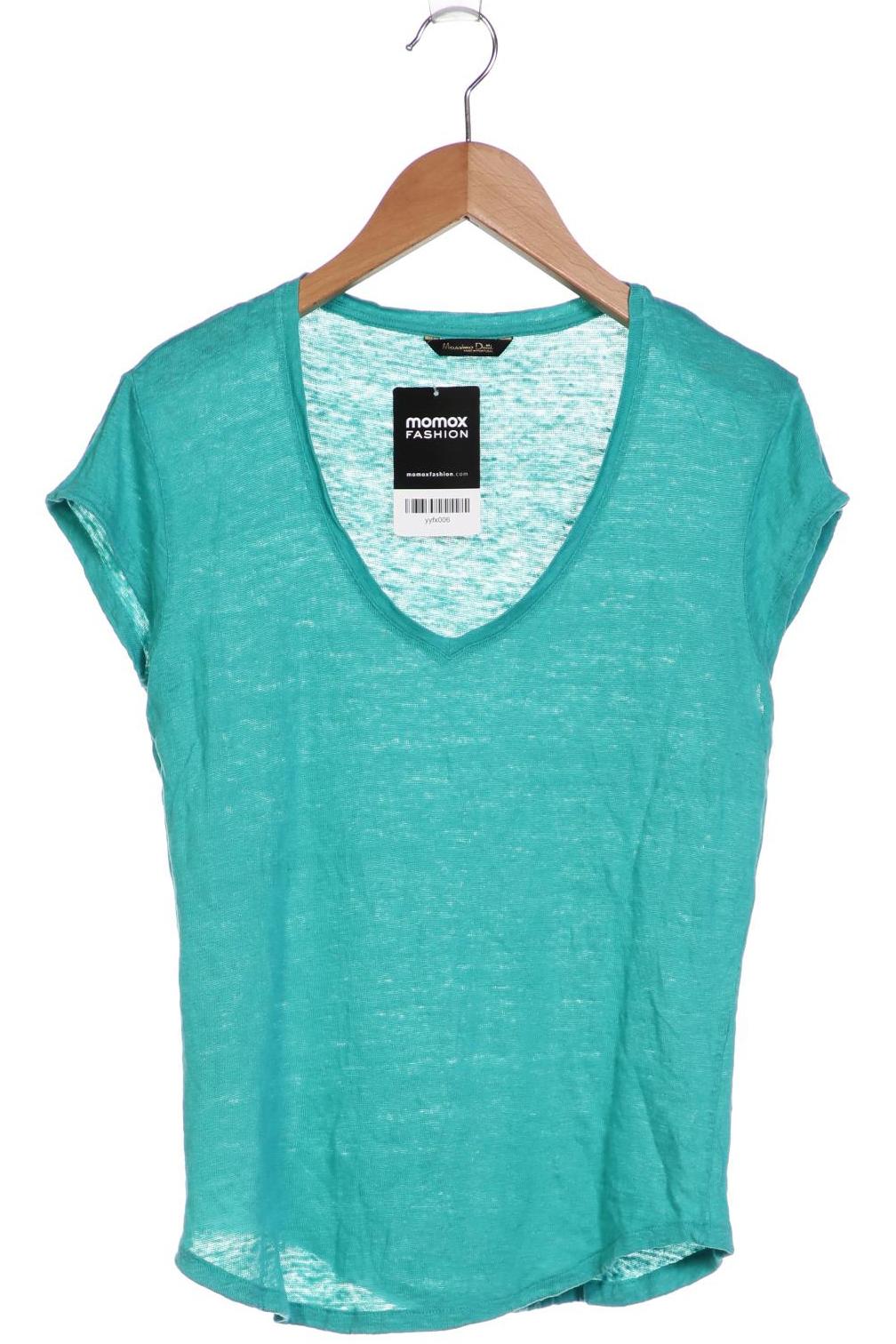 

Massimo Dutti Damen T-Shirt, grün, Gr. 36