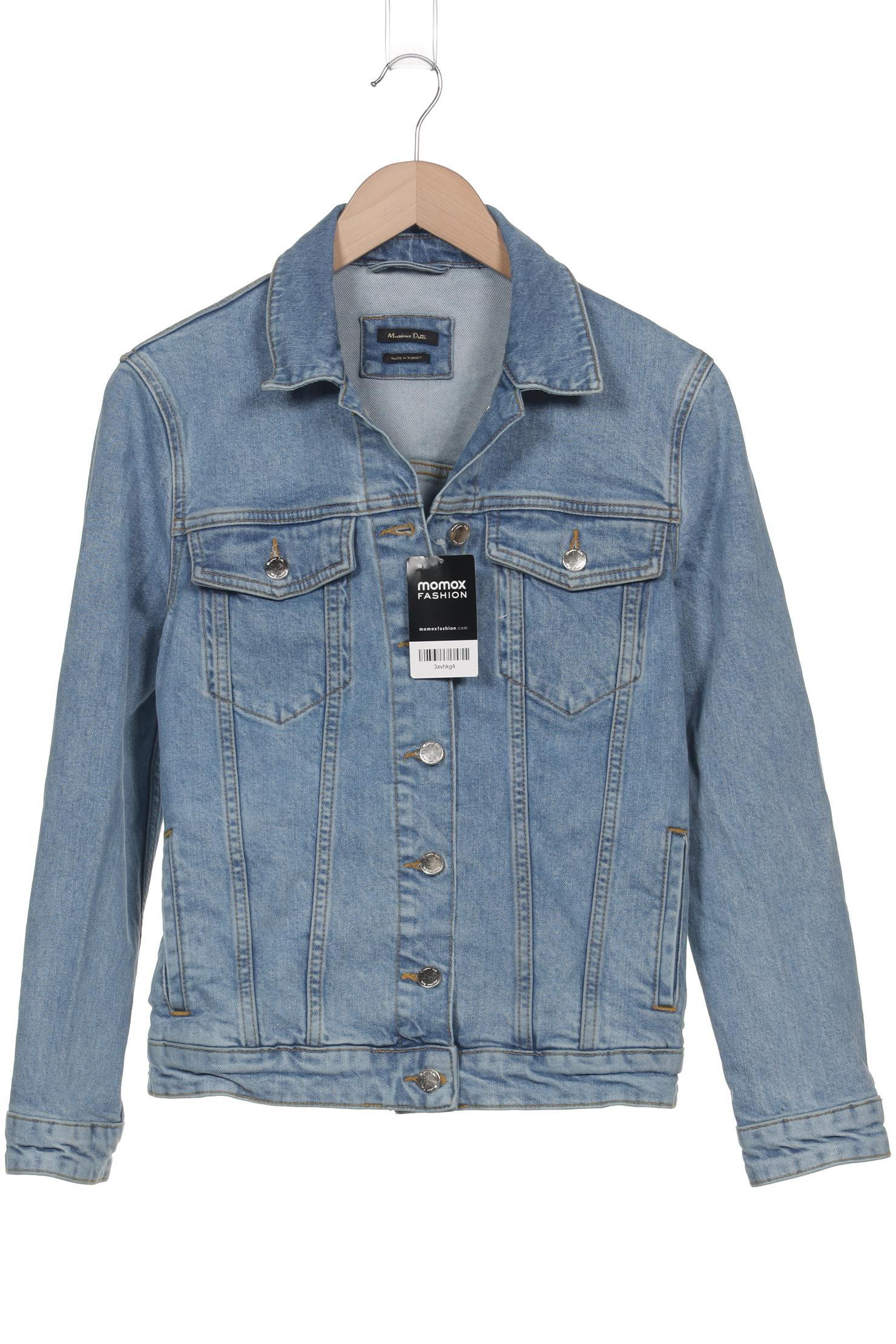 

Massimo Dutti Damen Jacke, blau, Gr. 38