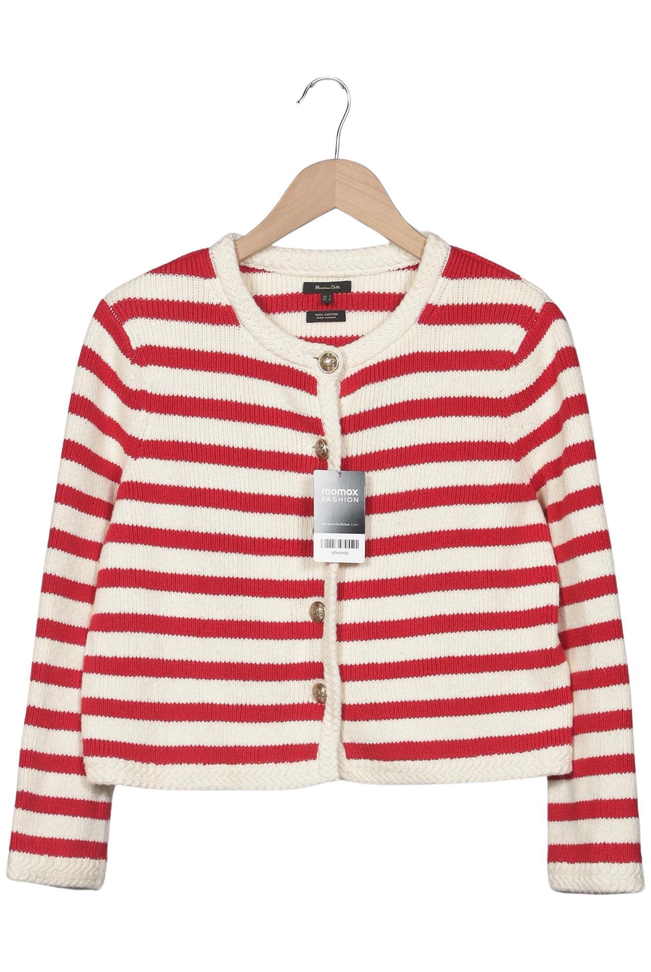 

Massimo Dutti Damen Strickjacke, rot, Gr. 36