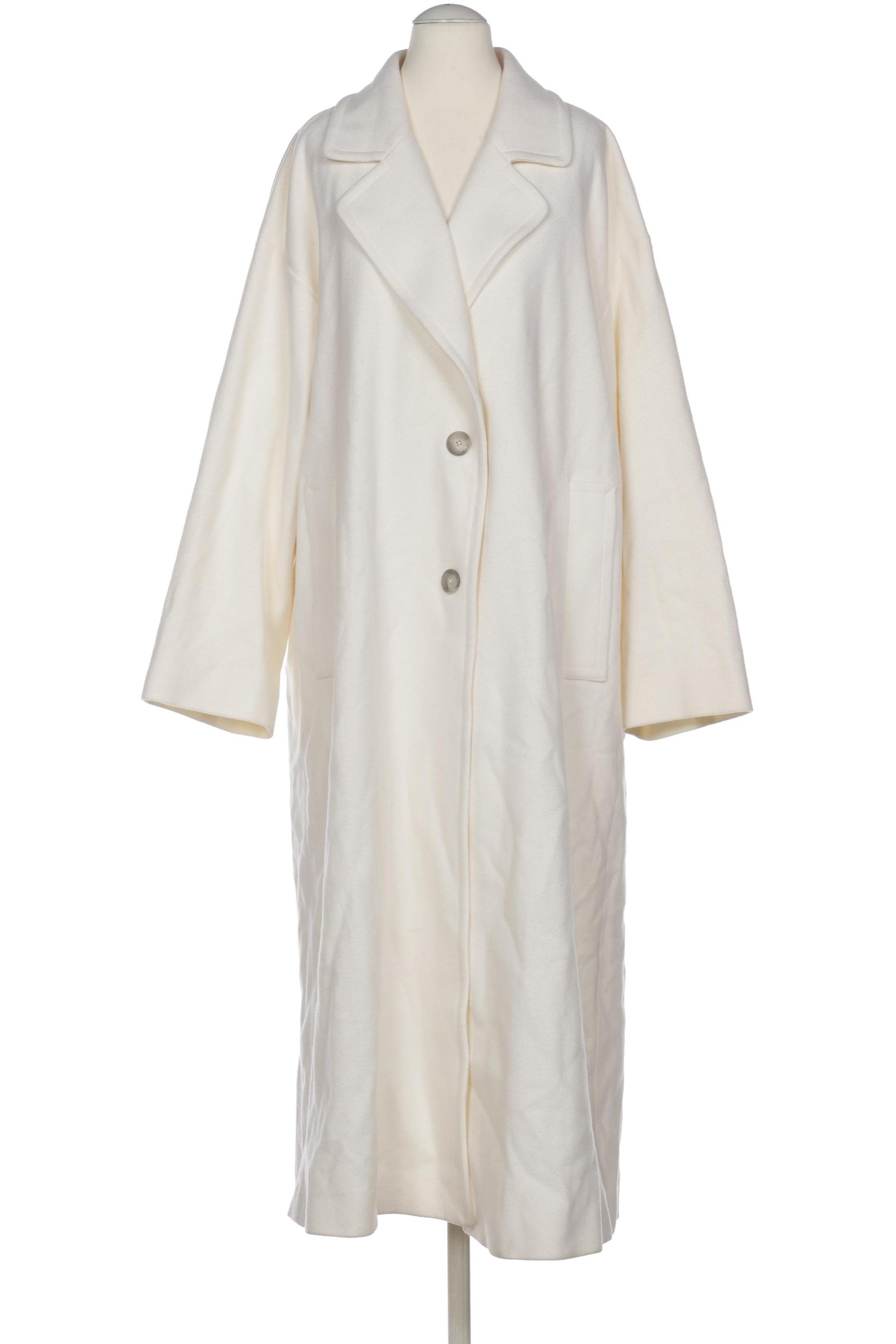 

Massimo Dutti Damen Mantel, cremeweiß, Gr. 36